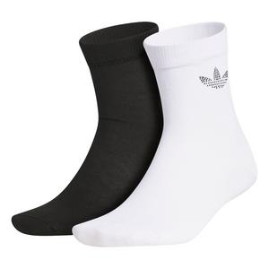 adidas Women's Rhinestone 2-Pack Socks - Black