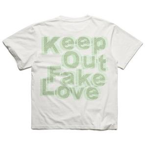 KEEPOUTFAKELOVE Men's Angels Tee - White