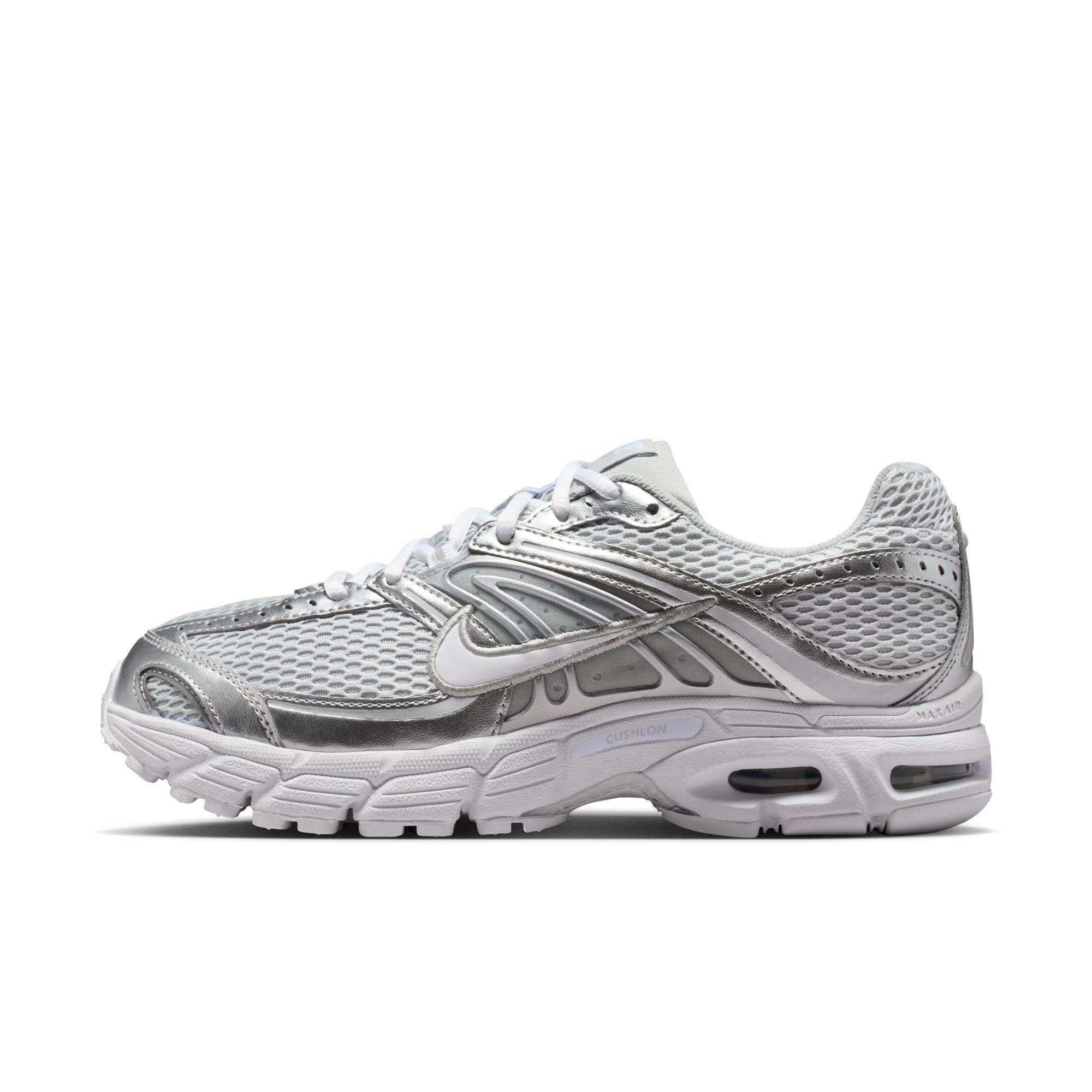 Nike Air Max Moto 2K With Reflective Accents "Grey Fog/White/Metallic Silver" Women's Shoe - SILVER/WHITE/BLACK Thumbnail View 3
