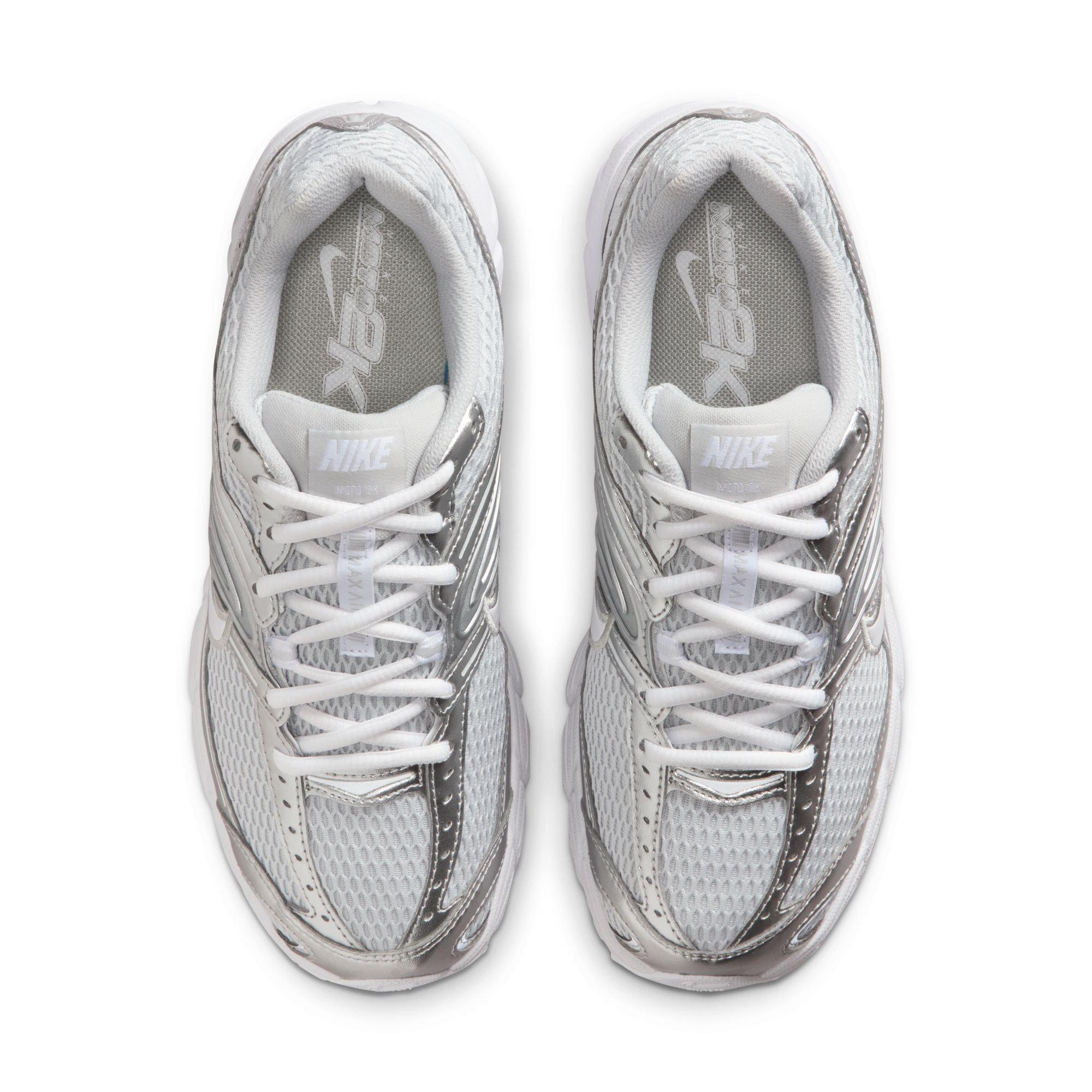 Nike Air Max Moto 2K With Reflective Accents "Grey Fog/White/Metallic Silver" Women's Shoe - SILVER/WHITE/BLACK Thumbnail View 6