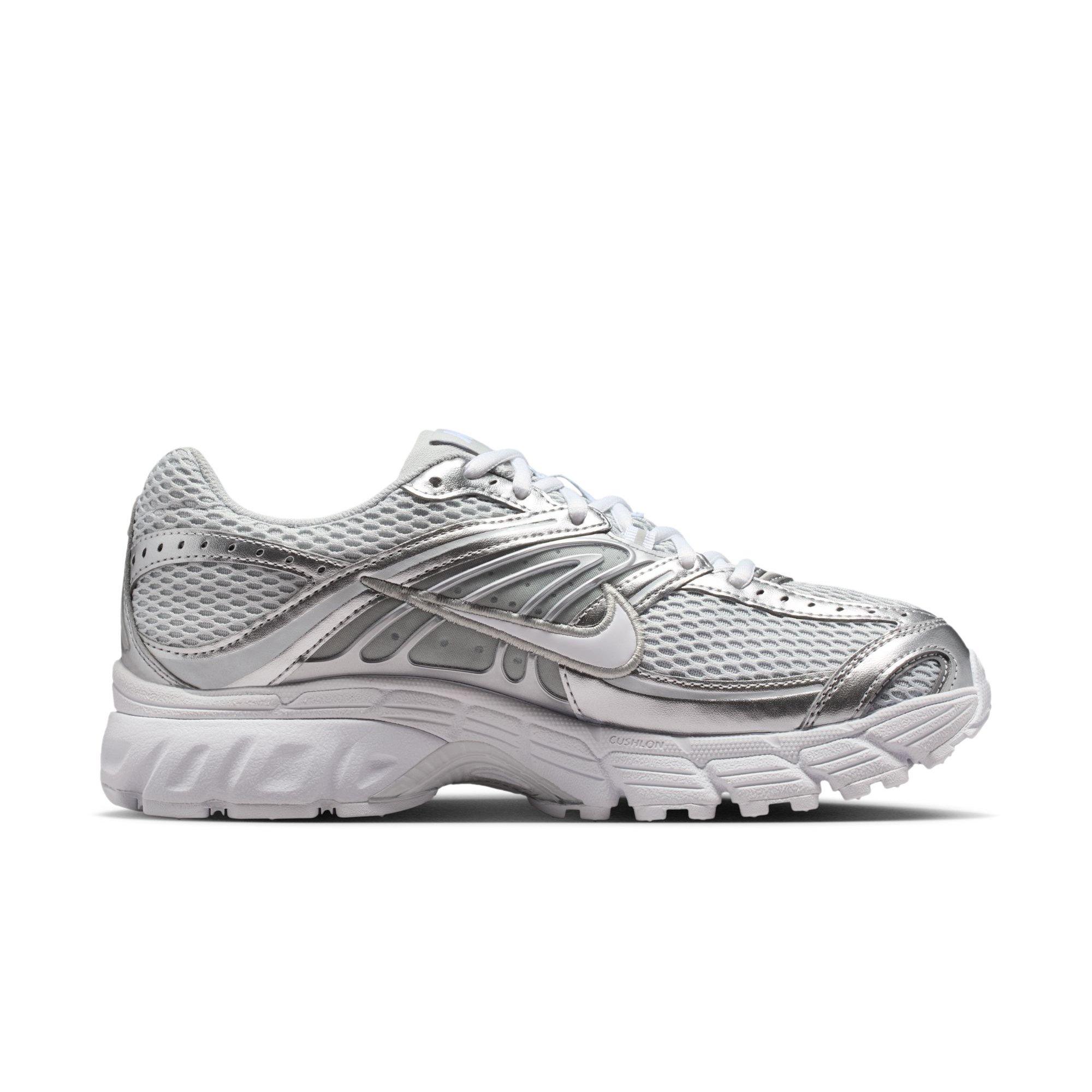 Nike Air Max Moto 2K With Reflective Accents "Grey Fog/White/Metallic Silver" Women's Shoe - SILVER/WHITE/BLACK Thumbnail View 2