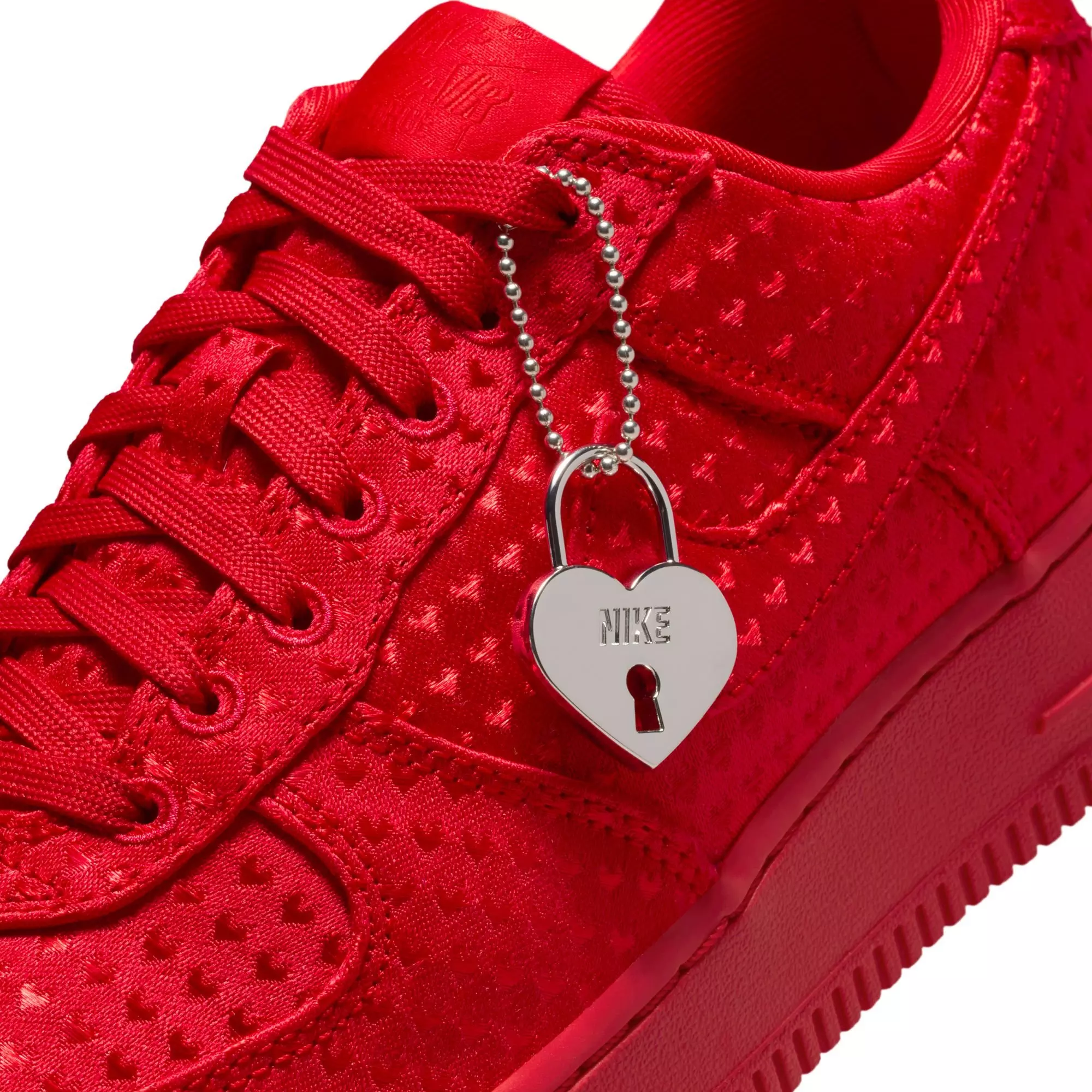 Nike Air Force 1 Hearts "Red" Women's Shoe - RED