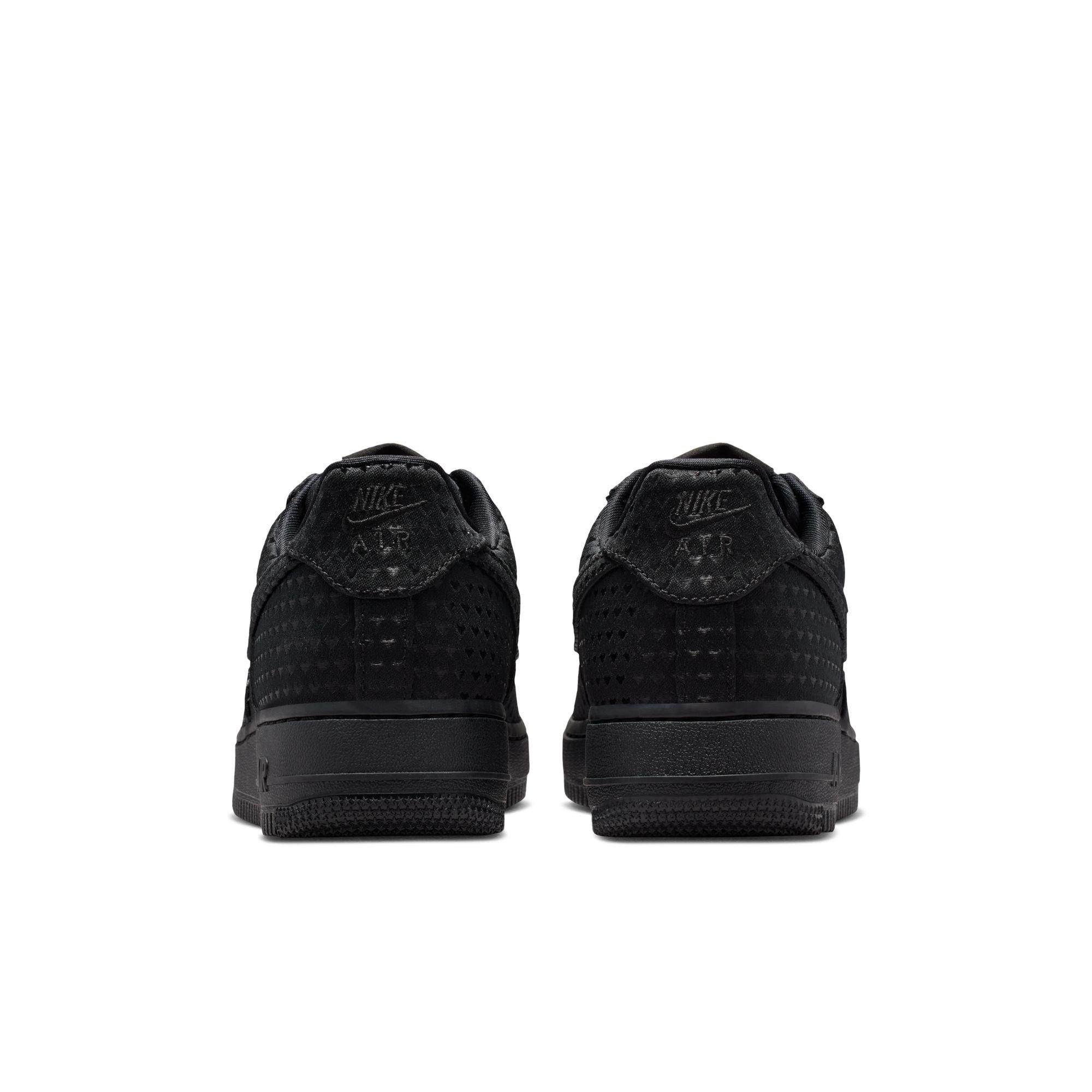 Nike Air Force 1 Hearts "Black" Women's Shoe - BLACK Thumbnail View 10
