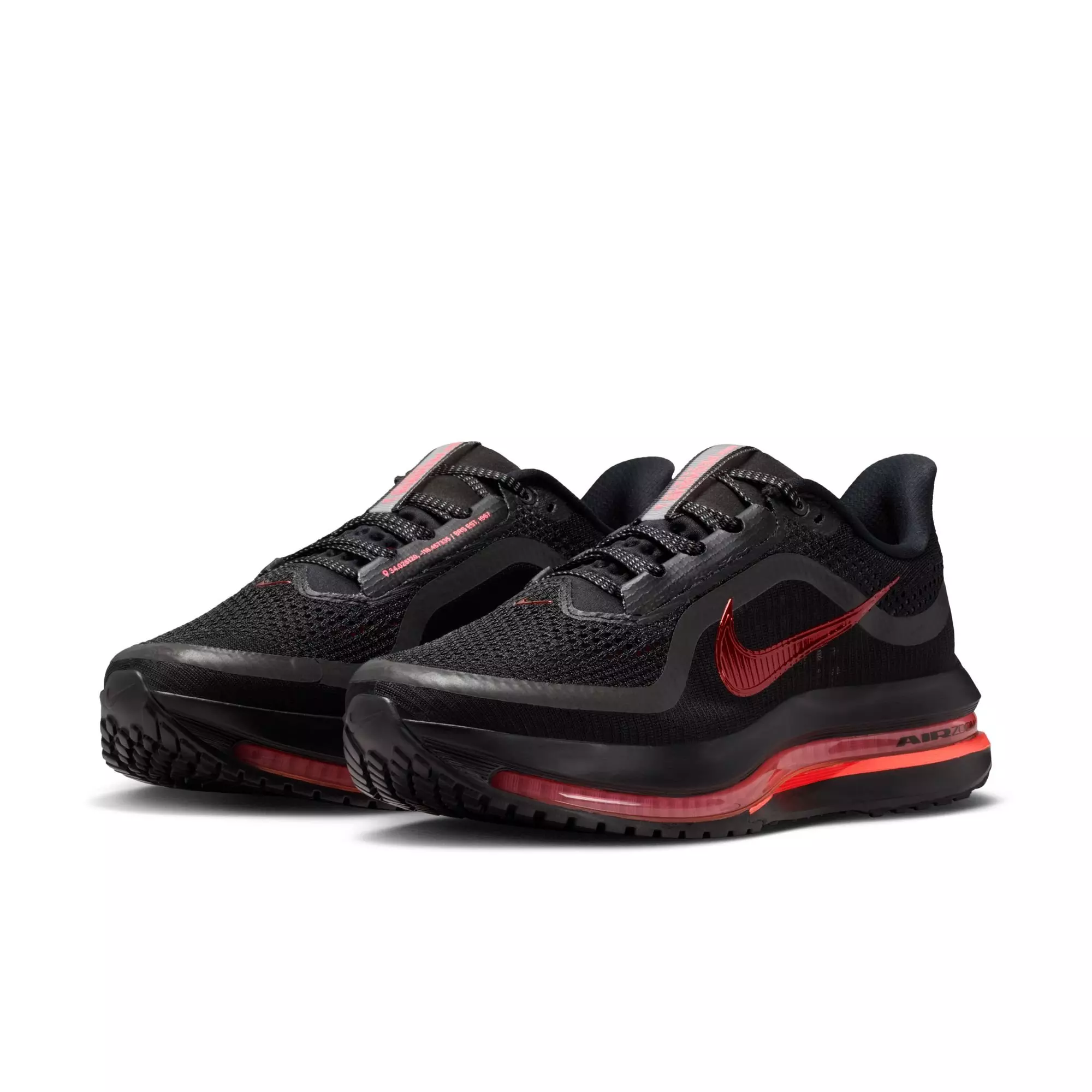 Nike Pegasus Premium "Black/Hot Lava/Anthracite" Women's Road Running Shoe - BLACK/ORANGE