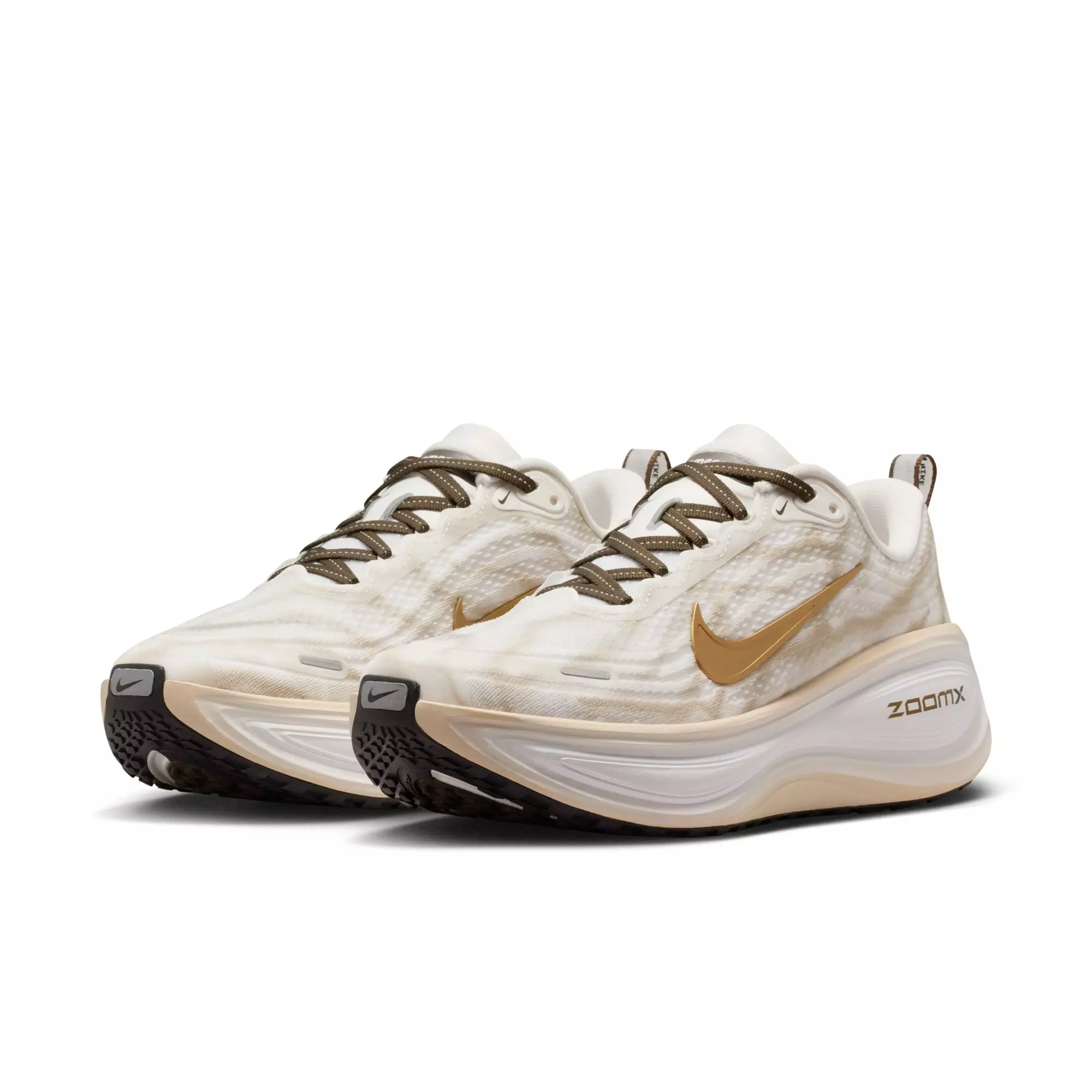 Nike Vomero Plus "Summit White/Metallic Gold/Dark Hazel" Women's Road Running Shoe - MULTI-COLOR