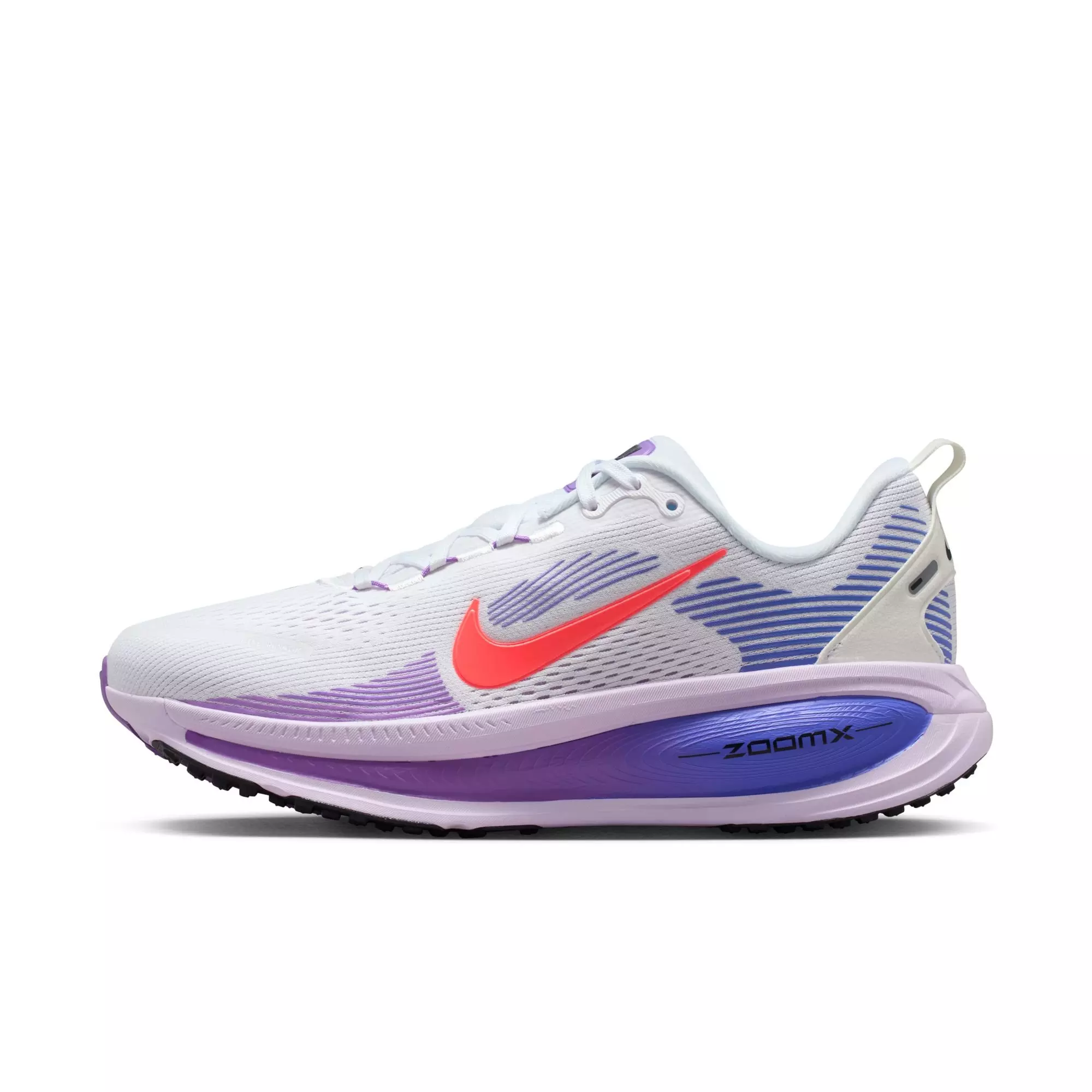 Nike Vomero 18 "White/Hot Lava/Violet Mist/Sapphire" Women's Road Running Shoe - WHITE/PURPLE