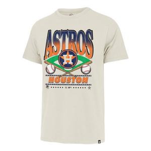 '47 Houston Astros Straight Shot Tee-Cream