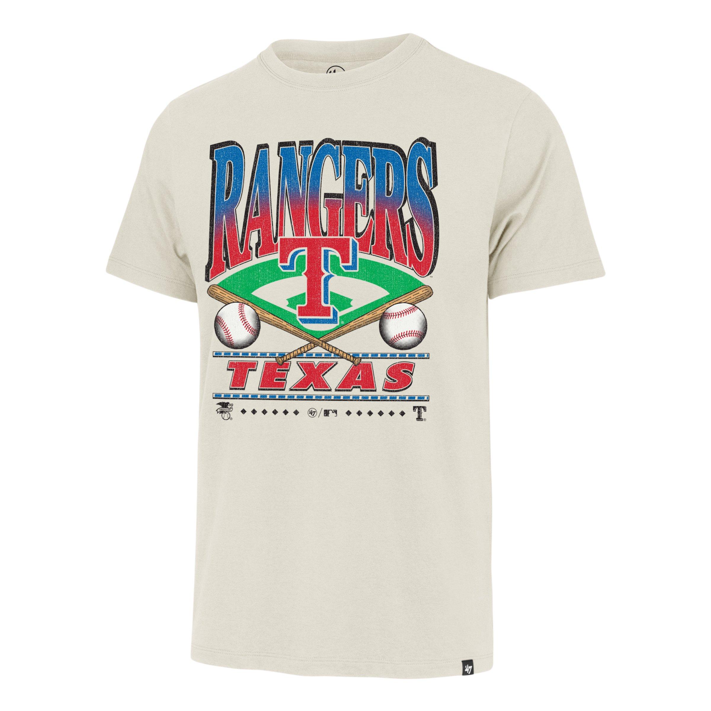 47 Texas Rangers Straight Shot Tee - Cream - CREAM Thumbnail View 1