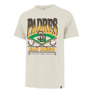 '47 San Diego Padres Straight Shot Tee-Cream