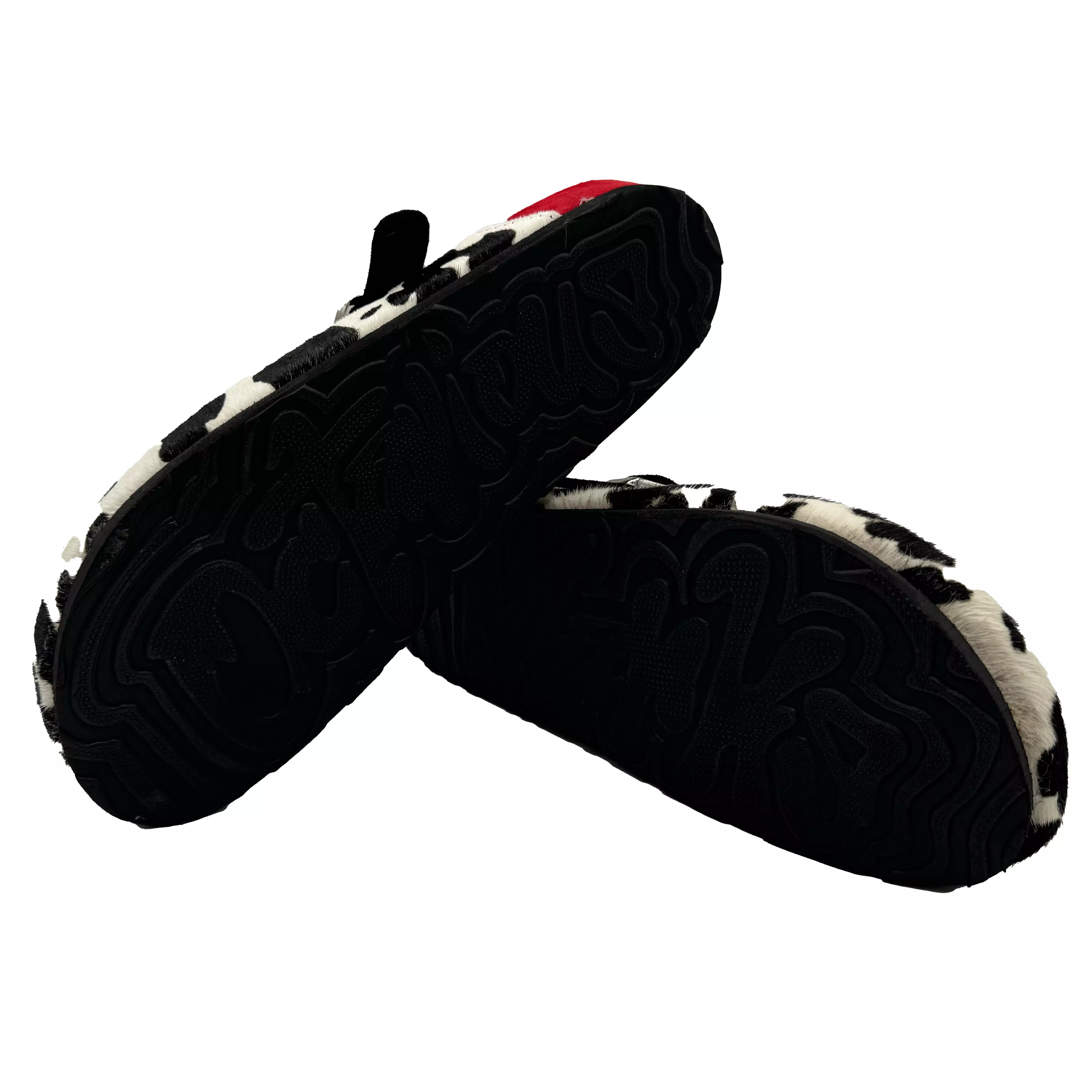 Octavious Marks "Cookies and Cream" Unisex Clog - BLACK/WHITE/RED