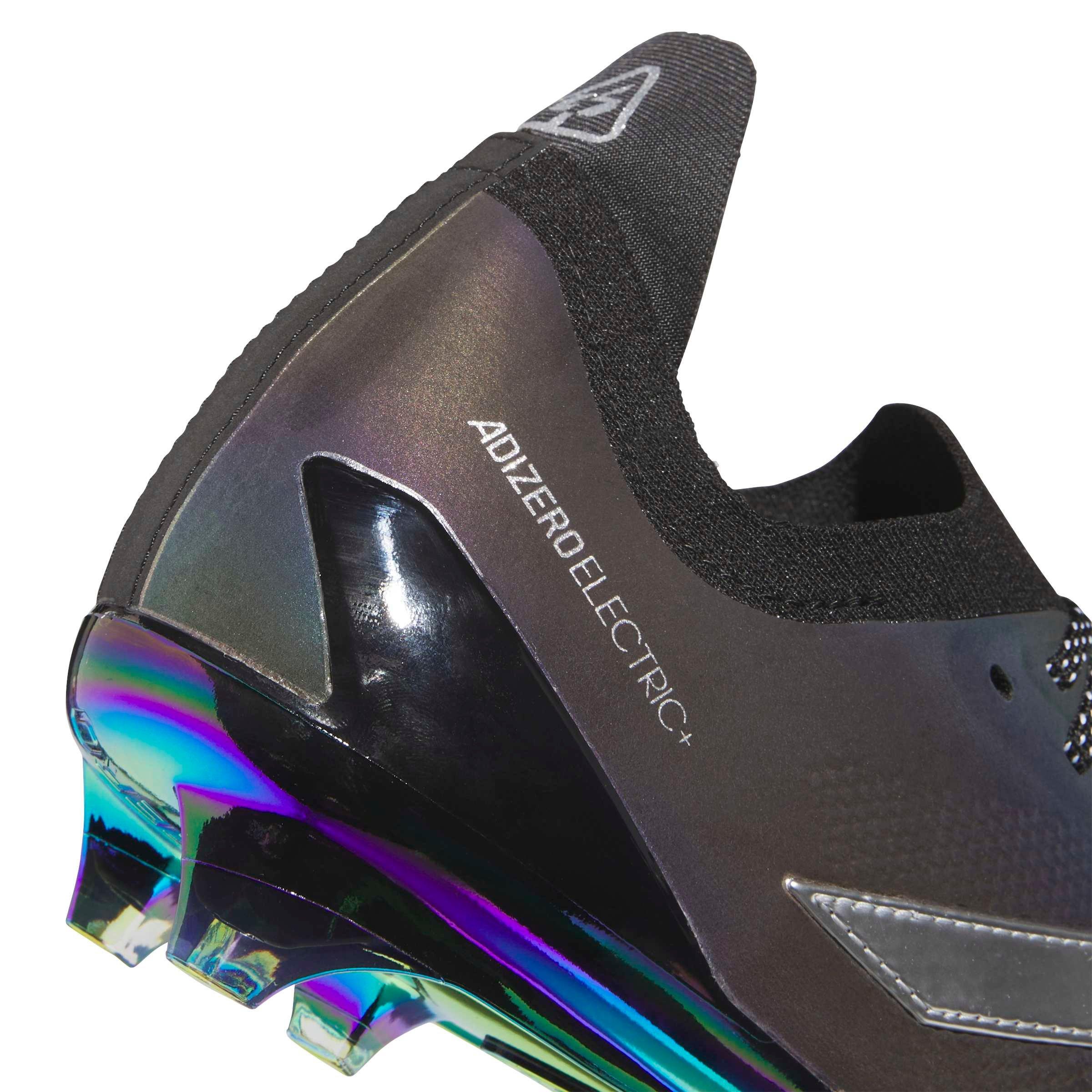 adidas Adizero Electric + II "Core Black/Silver Metallic" Men's Football Cleat - SILVER/BLACK Thumbnail View 7