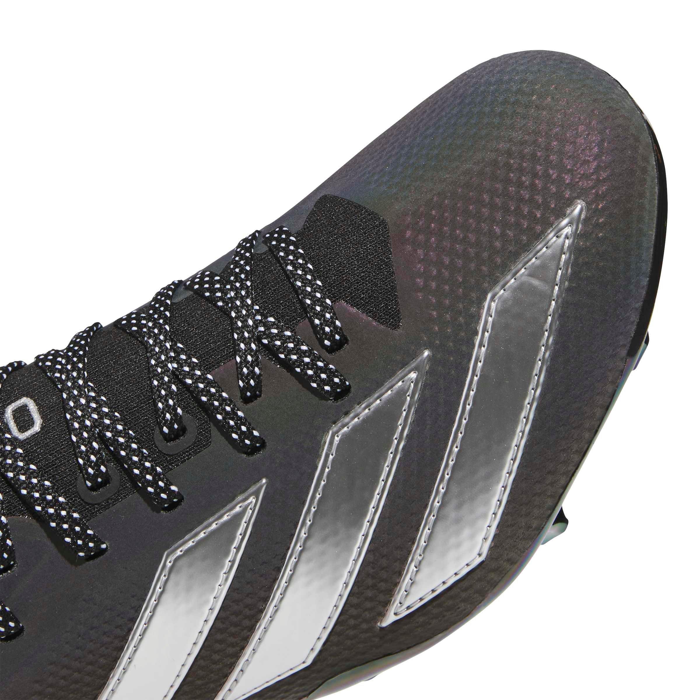 adidas Adizero Electric + II "Core Black/Silver Metallic" Men's Football Cleat - SILVER/BLACK Thumbnail View 8