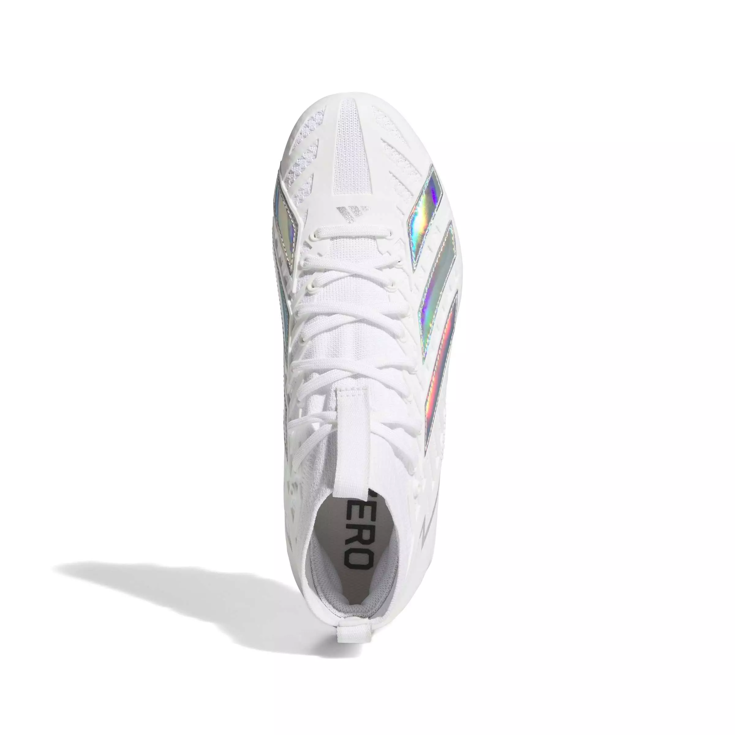 adidas Adizero Impact II "White/Silver Metallic" Men's Football Cleat - SILVER/BLACK