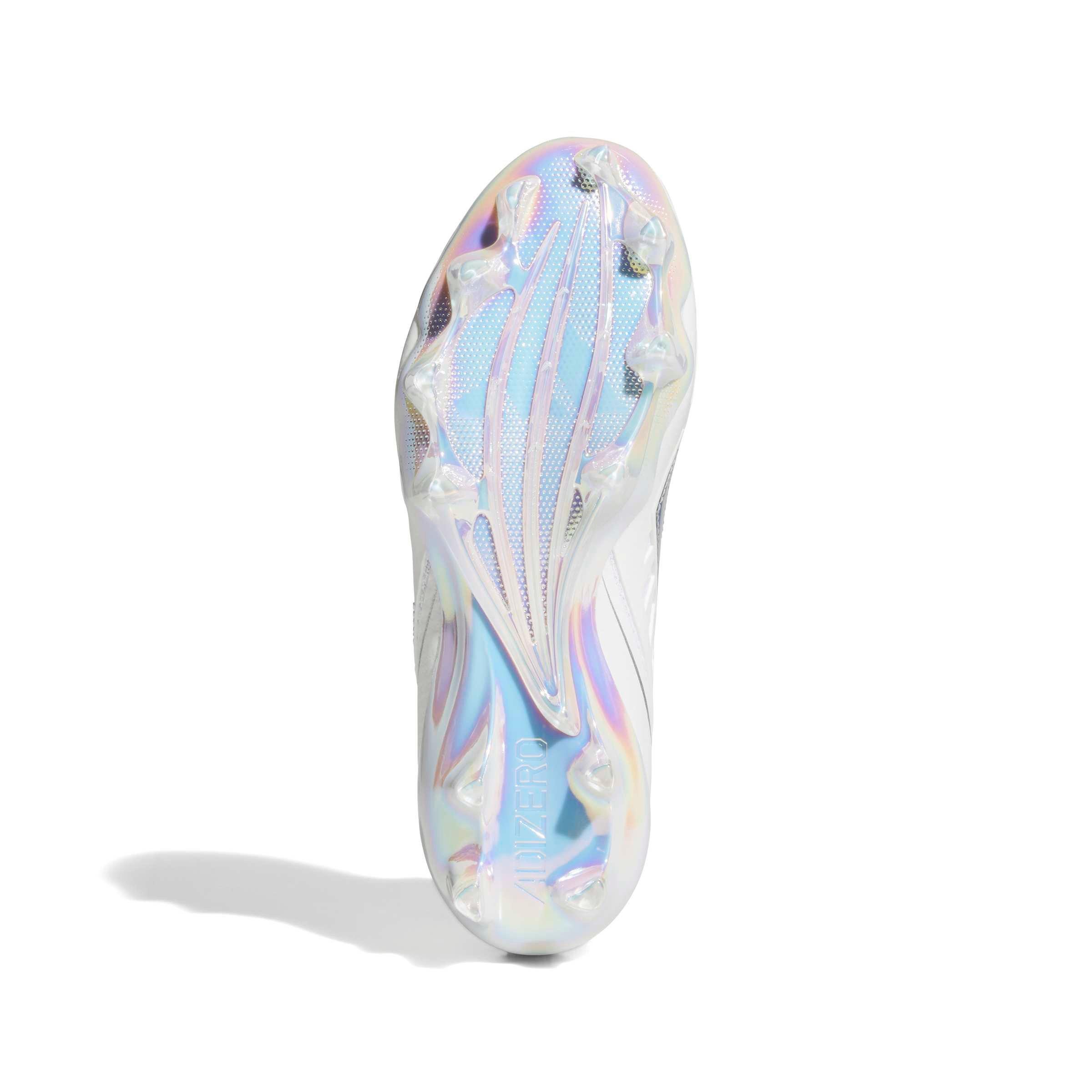 adidas Adizero Impact II "White/Silver Metallic" Men's Football Cleat - SILVER/BLACK Thumbnail View 4