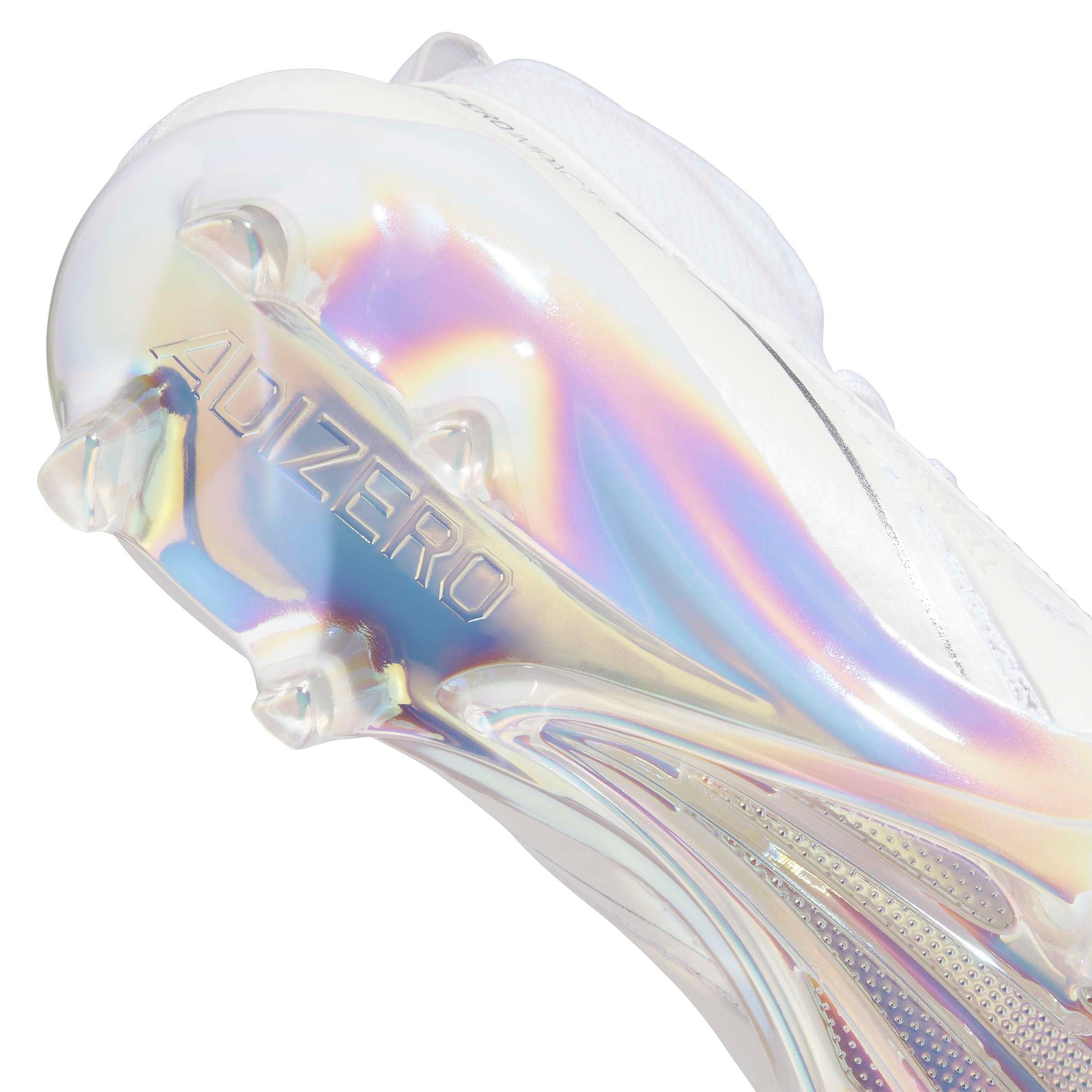 adidas Adizero Impact II "White/Silver Metallic" Men's Football Cleat - SILVER/BLACK Thumbnail View 7