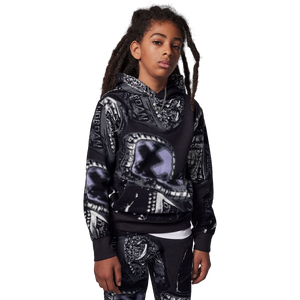 Jordan Big Boys' MVP Fleece Printed Pullover Hoodie