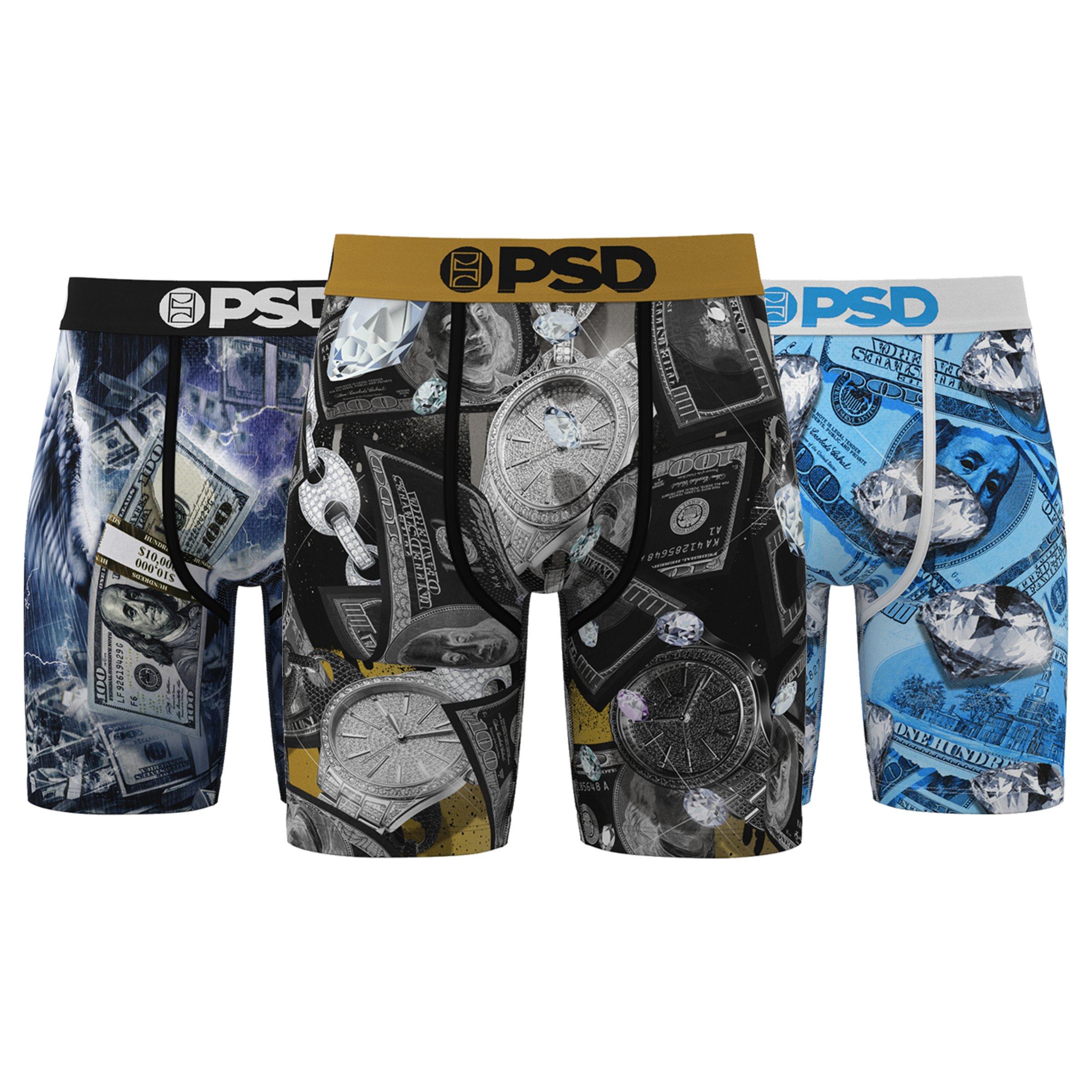 PSD Men's High Roller Underwear-3PK - MULTI-COLOR Thumbnail View 1