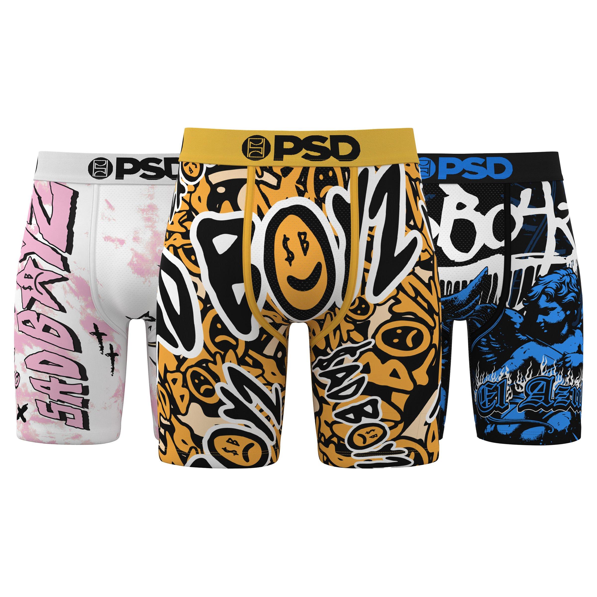 PSD Men's Sad Boyz Underwear-3PK - MULTI-COLOR Thumbnail View 1