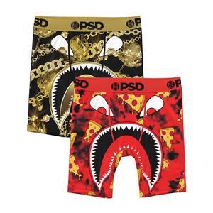 PSD Big Boys' Warface Pizza Gold Underwear-2PK