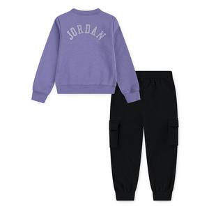 Jordan Little Girls' Blue Jeans and Bling Set