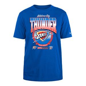 New Era Oklahoma City Thunder Arch Big Logo Tee-Blue