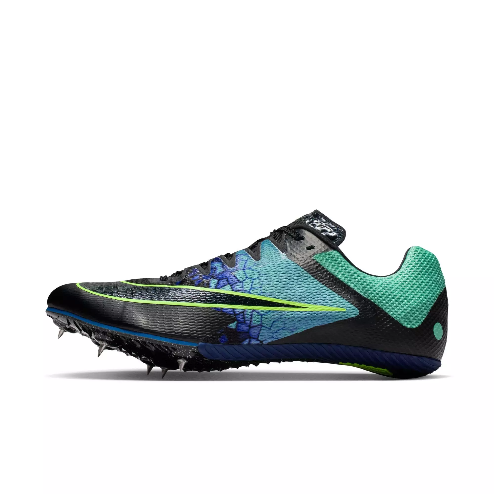 Nike Rival Sprint GLAM "Emerald Rise/Black/Sapphire/Ghost Green" Unisex Track Spike - BLACK/BLUE/GREEN