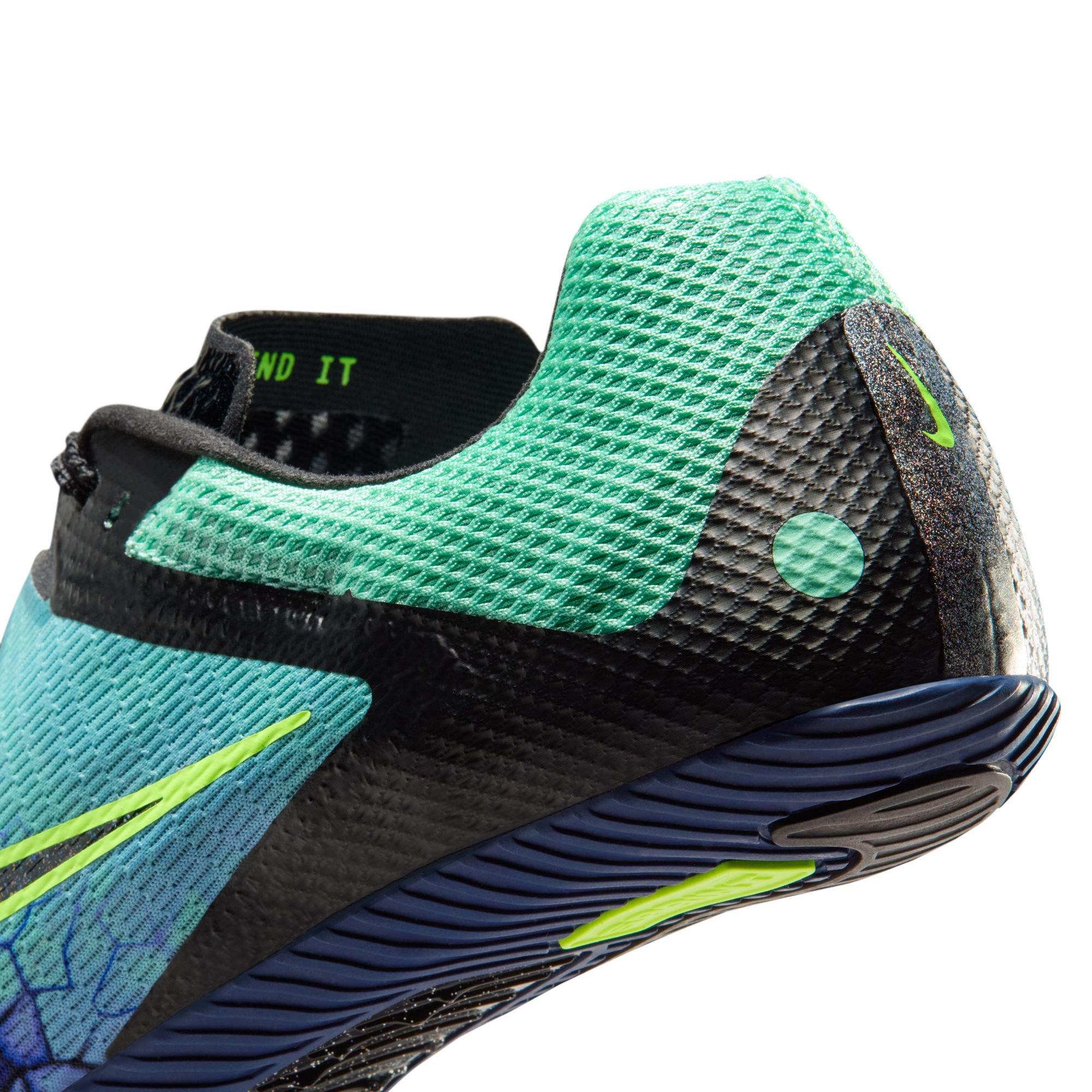 Nike Rival Sprint GLAM "Emerald Rise/Black/Sapphire/Ghost Green" Unisex Track Spike - BLACK/BLUE/GREEN Thumbnail View 11