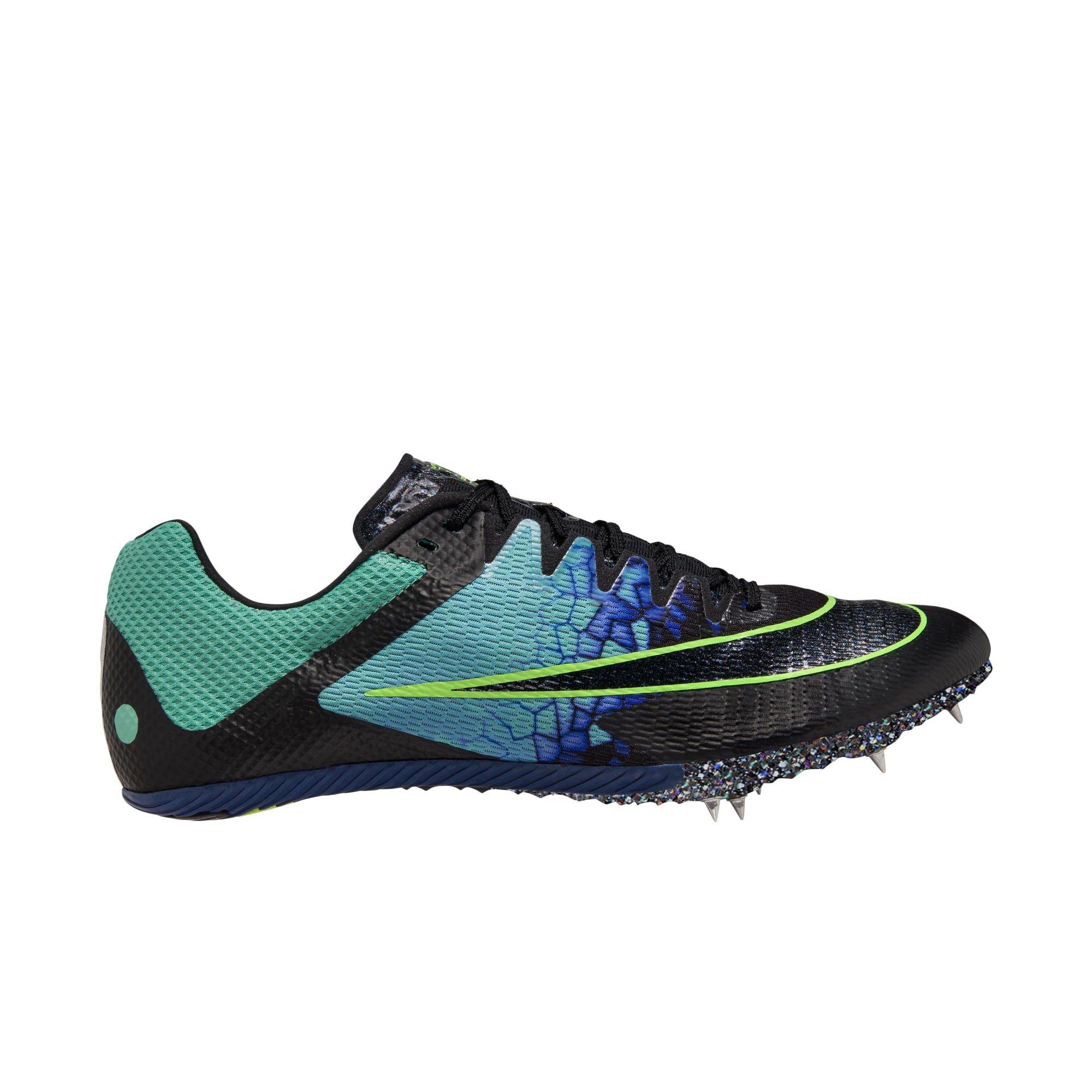 Nike Rival Sprint GLAM "Emerald Rise/Black/Sapphire/Ghost Green" Unisex Track Spike - BLACK/BLUE/GREEN Thumbnail View 1