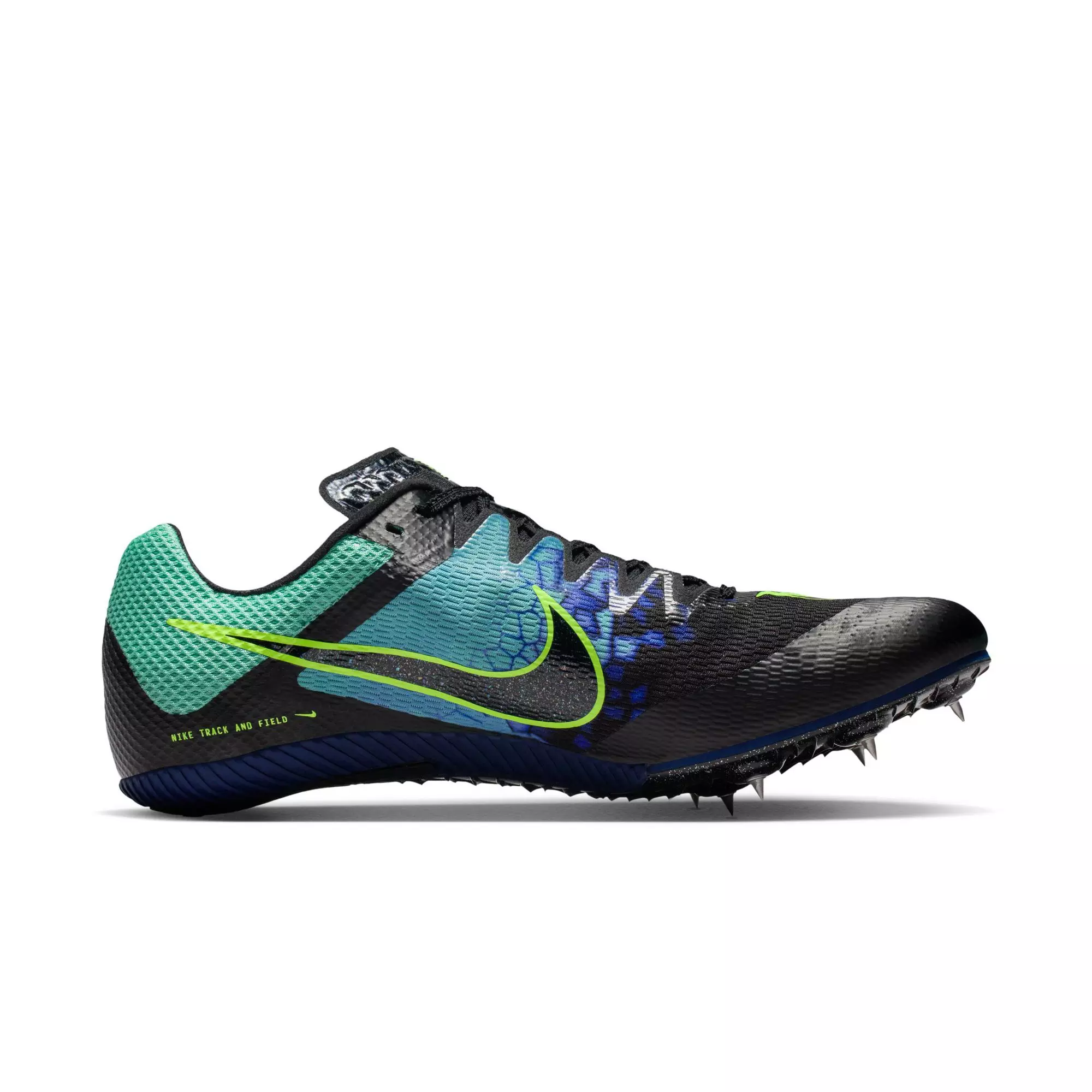 Nike Rival Sprint GLAM "Emerald Rise/Black/Sapphire/Ghost Green" Unisex Track Spike - BLACK/BLUE/GREEN
