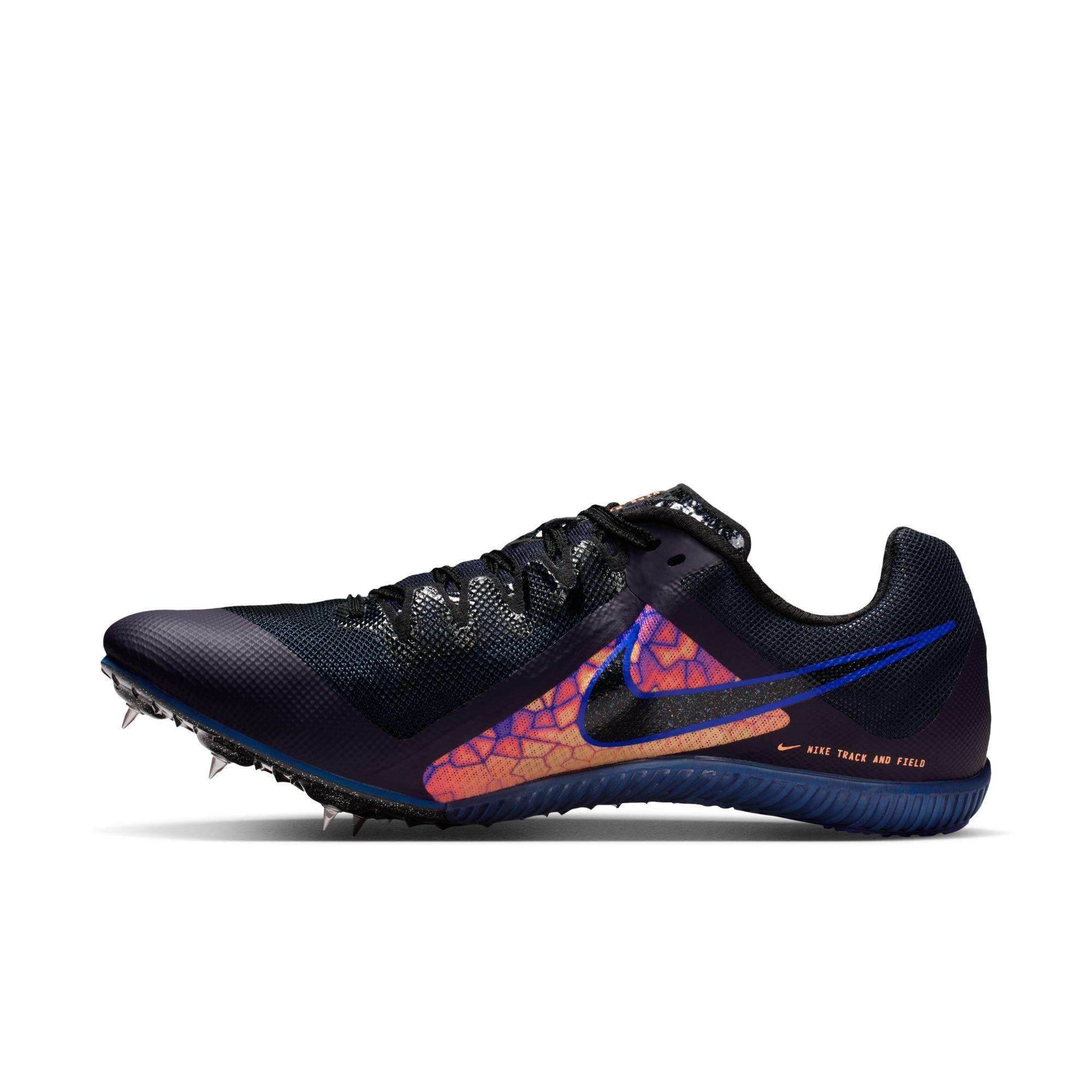 Nike Rival Multi GLAM Multi-Event "Dark Obsidian/Black/Orange Pulse" Unisex Track Spike - BLACK/ORANGE Thumbnail View 4