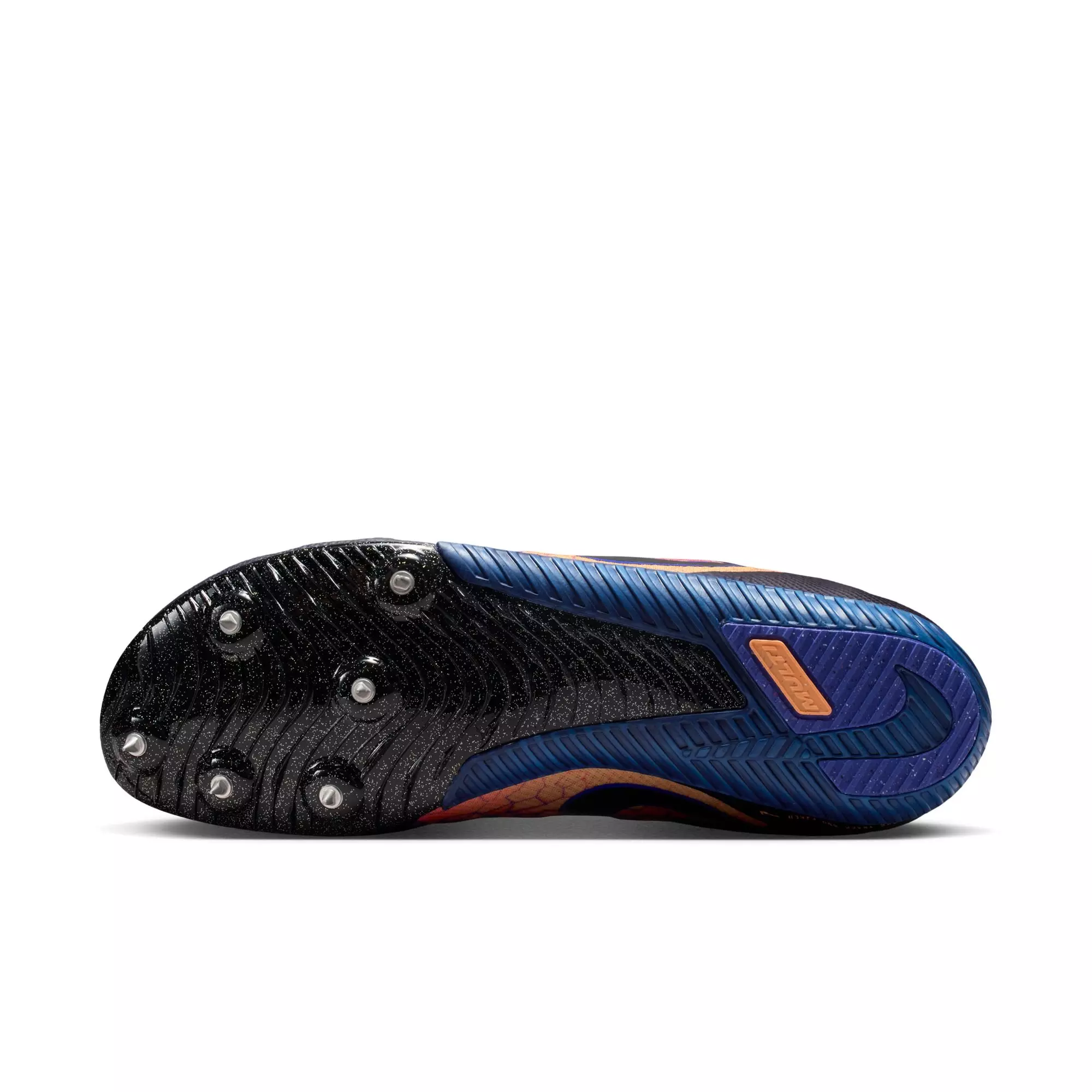 Nike Rival Multi GLAM Multi-Event "Dark Obsidian/Black/Orange Pulse" Unisex Track Spike - BLACK/ORANGE
