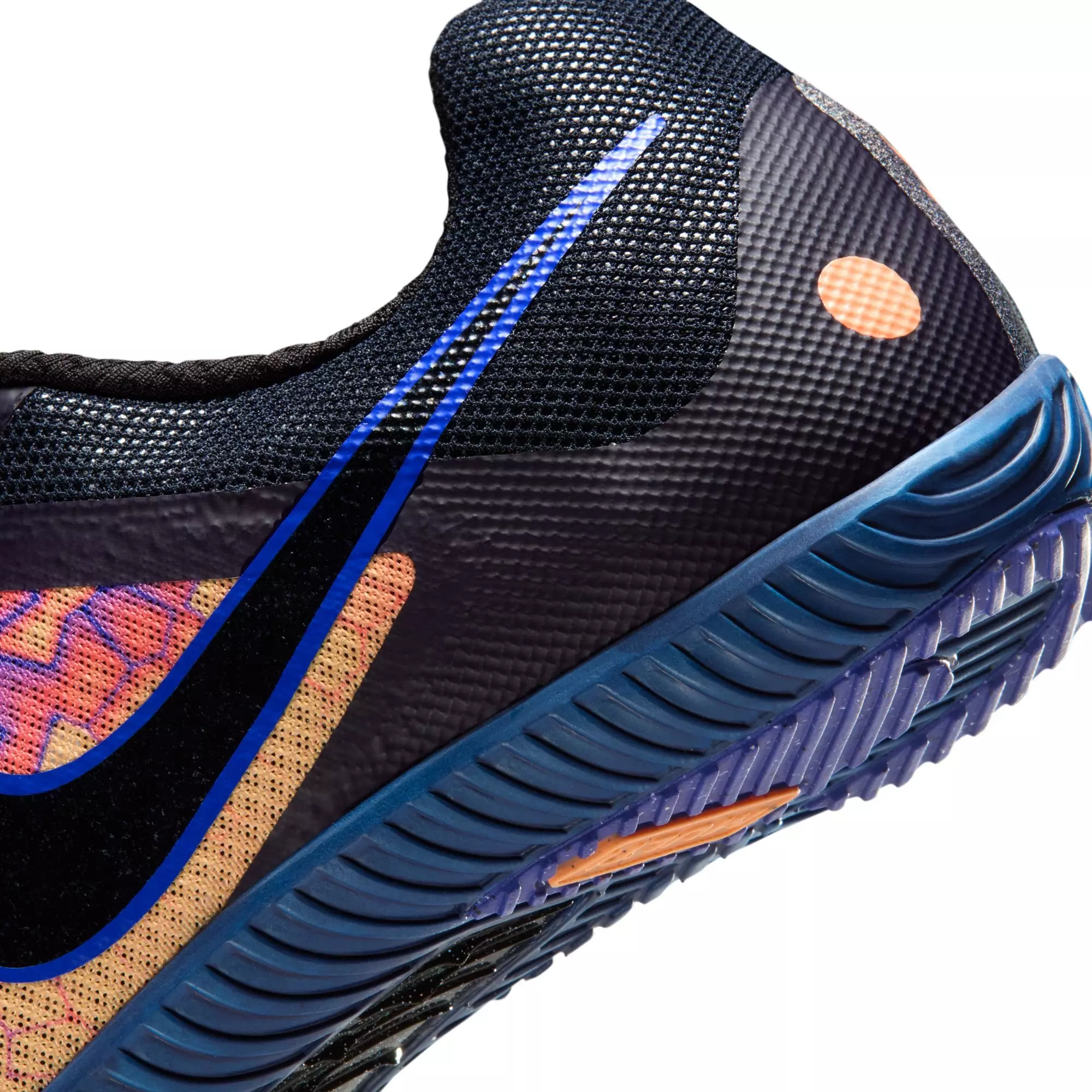 Nike Rival Multi GLAM Multi-Event "Dark Obsidian/Black/Orange Pulse" Unisex Track Spike - BLACK/ORANGE