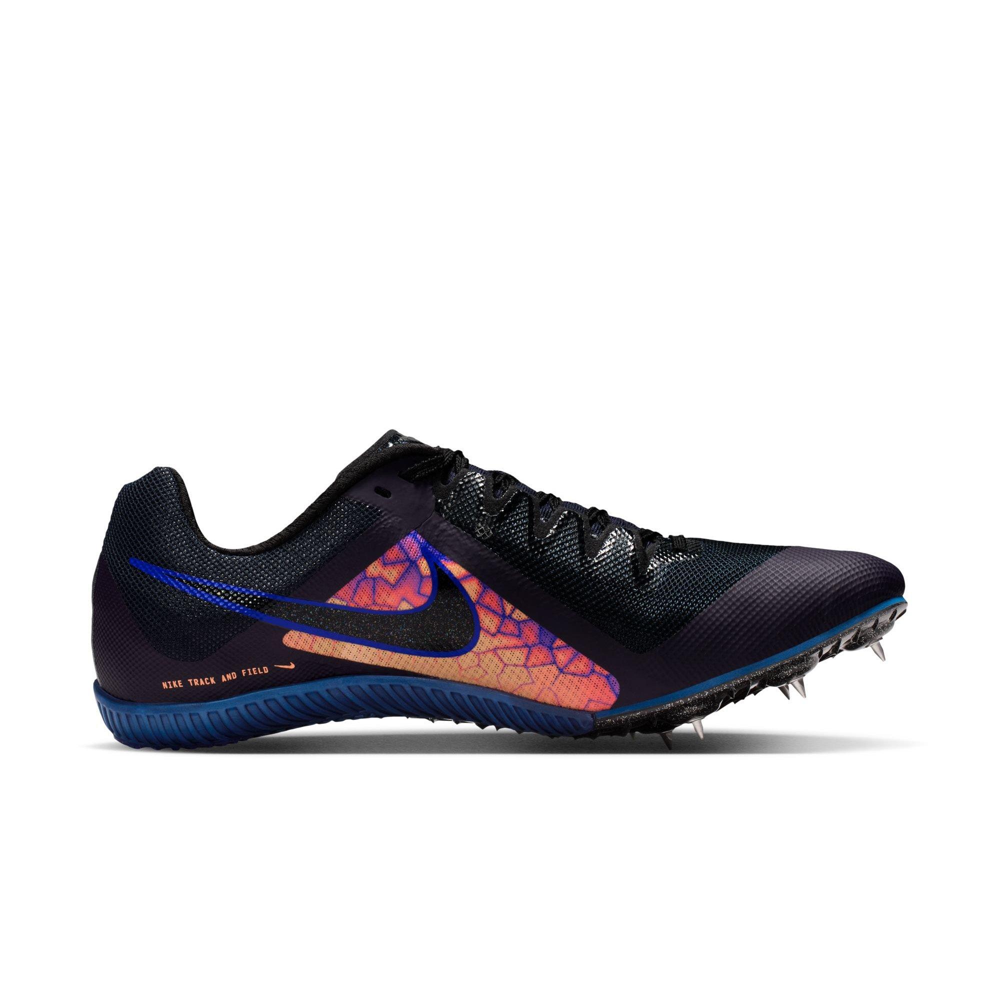 Nike Rival Multi GLAM Multi-Event "Dark Obsidian/Black/Orange Pulse" Unisex Track Spike - BLACK/ORANGE Thumbnail View 2