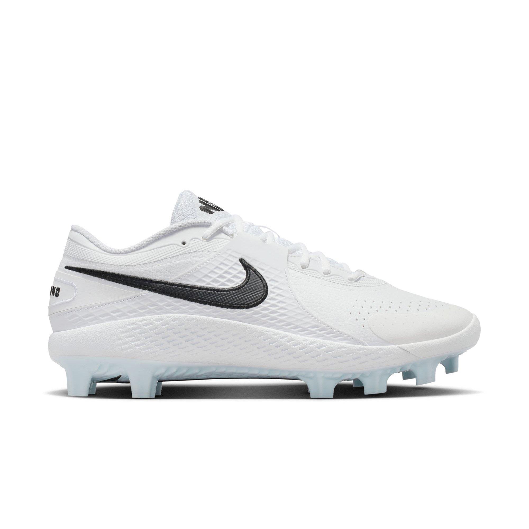 Nike Speed Varsity MCS Baseball Cleat White/Black | Hibbett