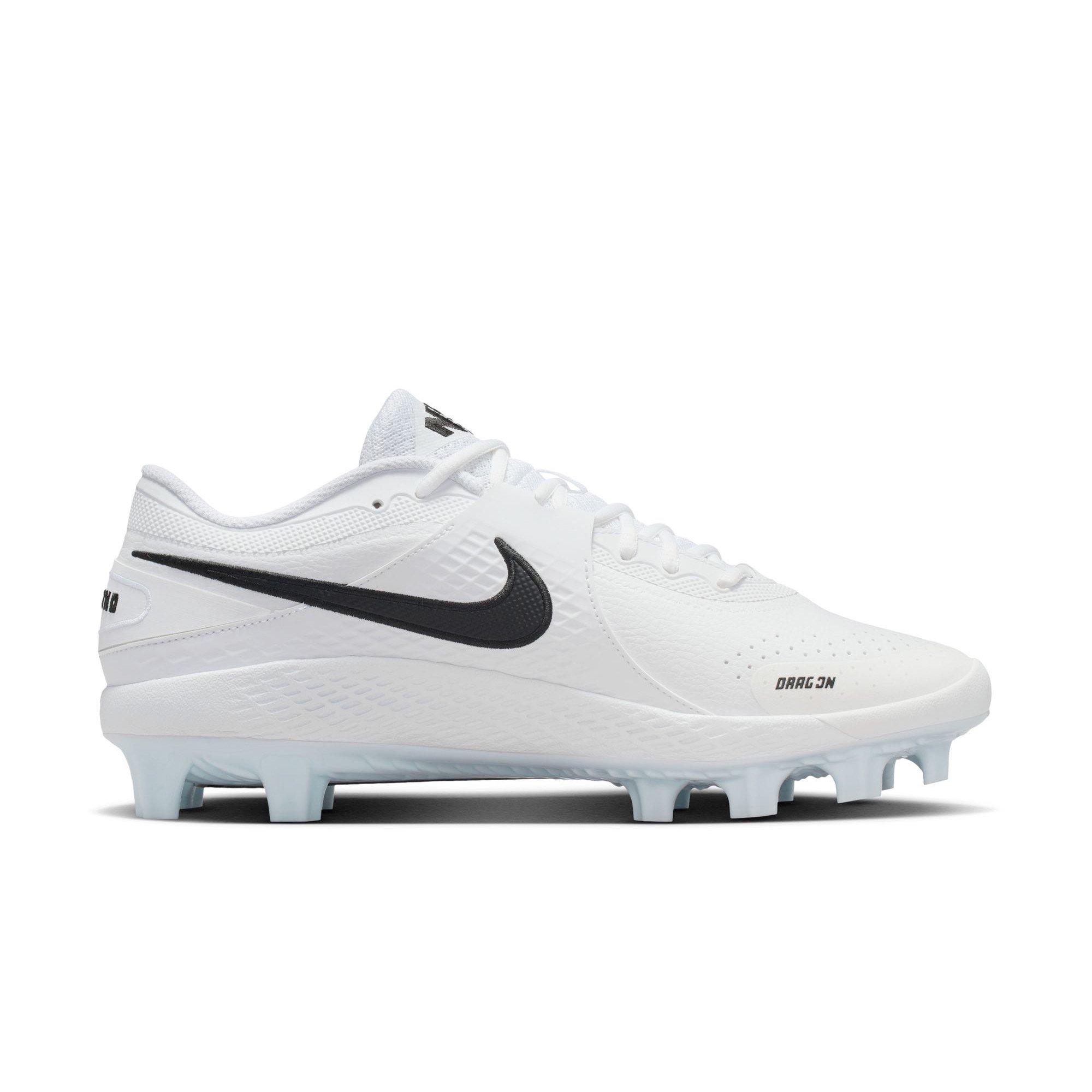 Nike Speed Varsity MCS Baseball Cleat White/Black | Hibbett