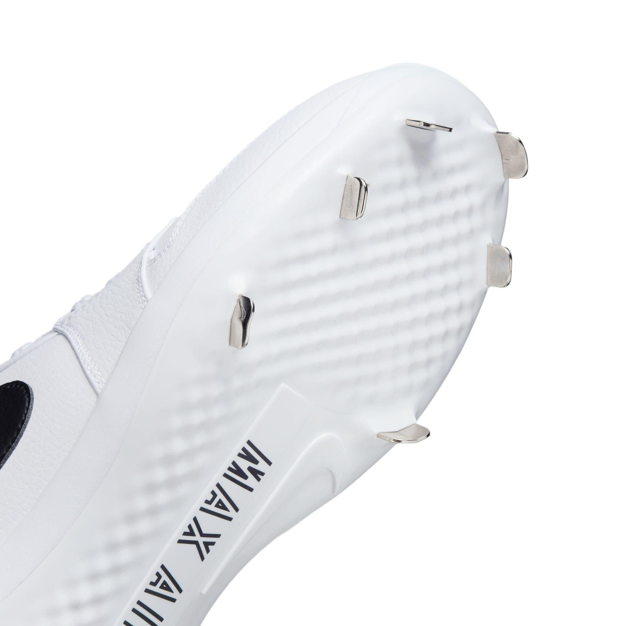 Jordan 1 Low Retro Metal "White/Black" Men's Baseball Cleat - WHITE/BLACK Thumbnail View 9