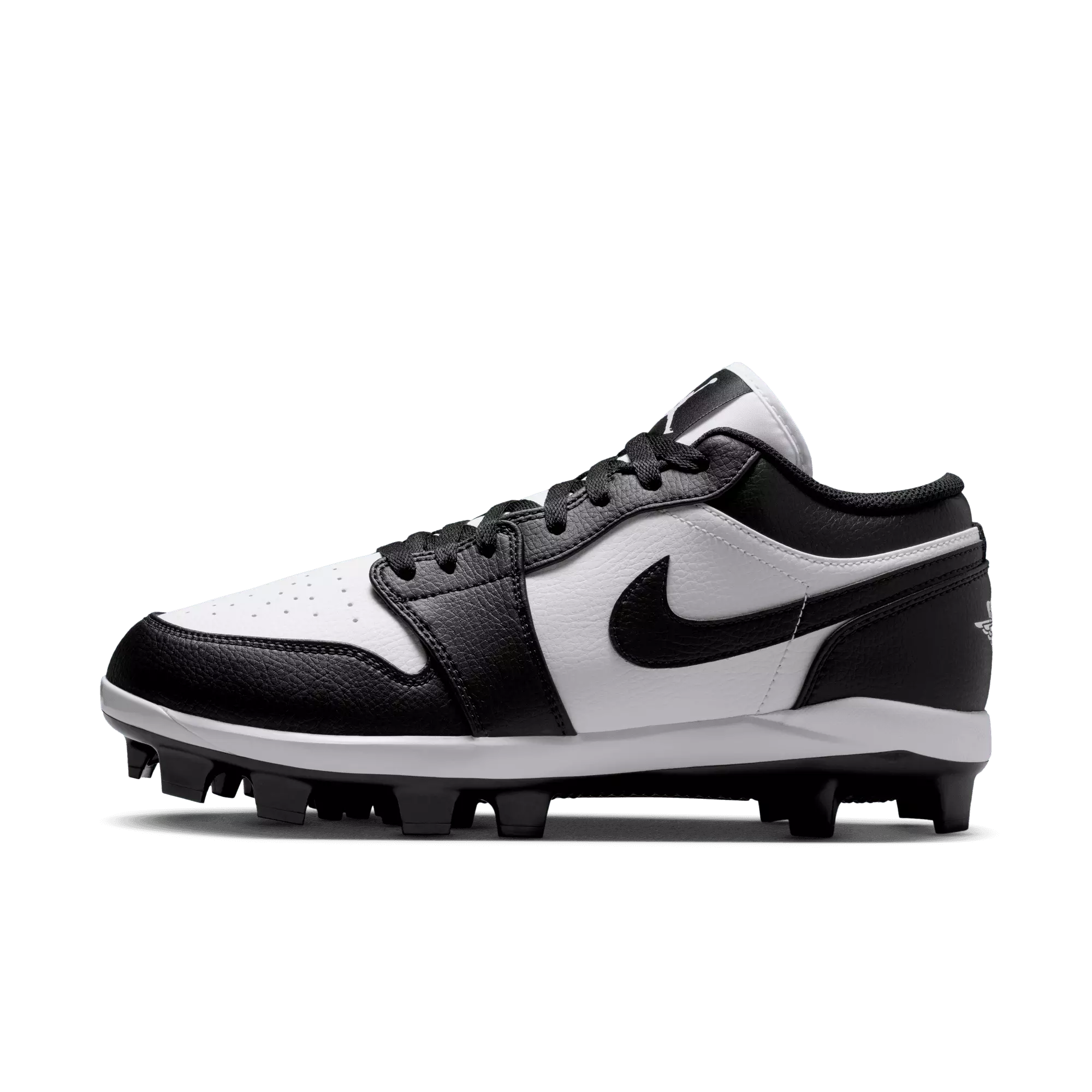 Jordan 1 Retro MCS Low "White/Black" Men's Baseball Cleat - WHITE/BLACK