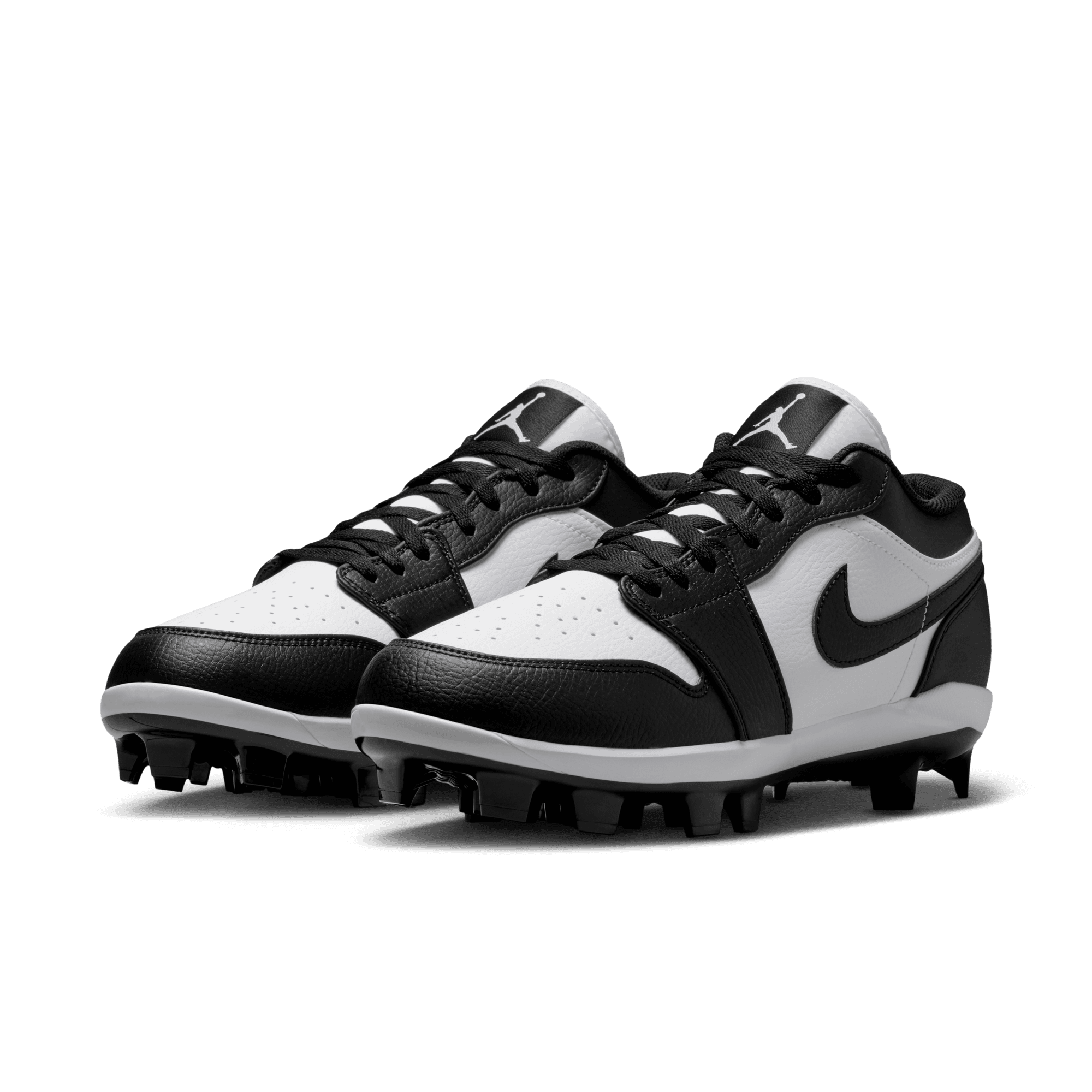 Jordan 1 Retro MCS Low "White/Black" Men's Baseball Cleat - WHITE/BLACK Thumbnail View 5