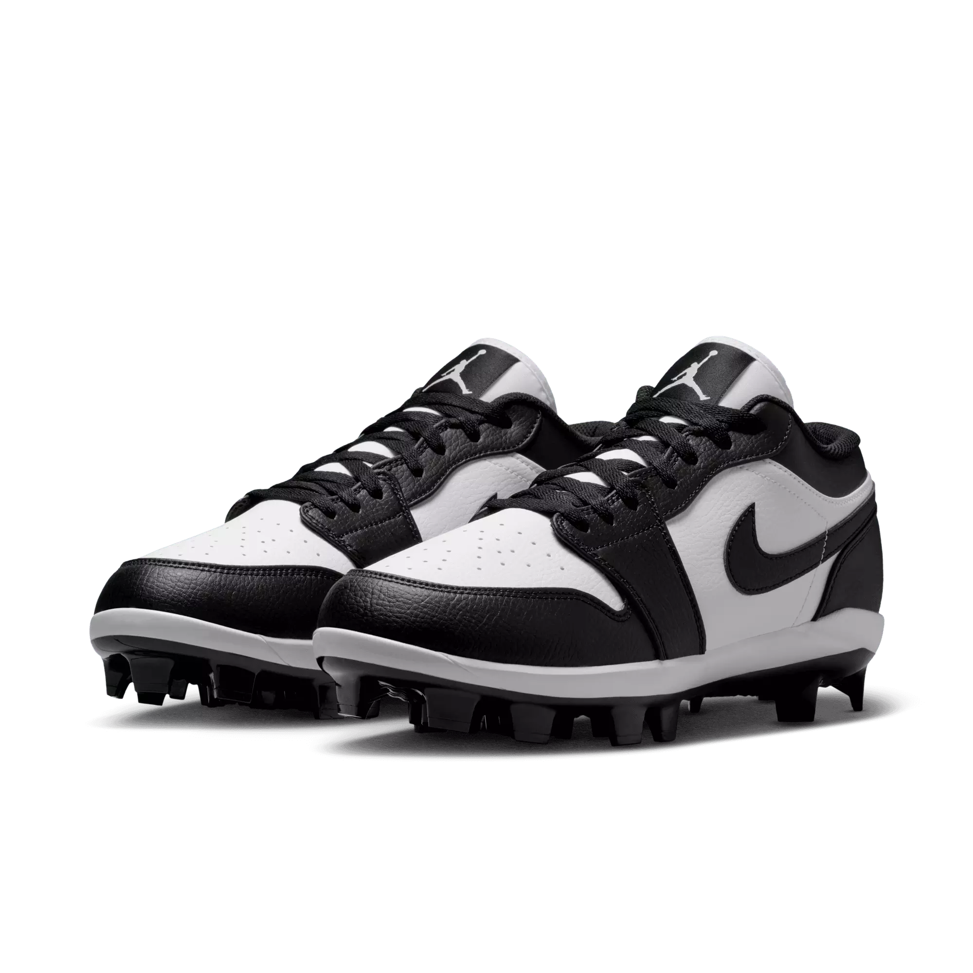 Jordan 1 Retro MCS Low "White/Black" Men's Baseball Cleat - WHITE/BLACK