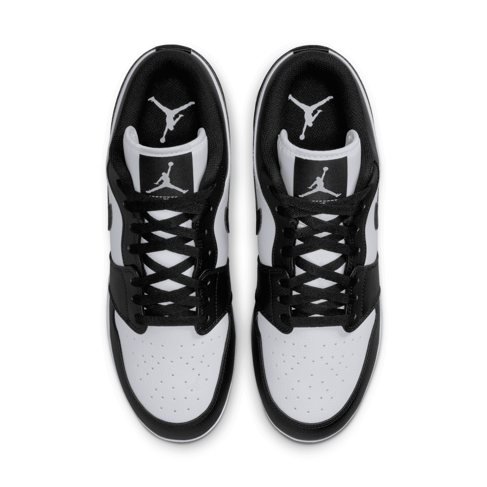 Jordan 1 Retro MCS Low "White/Black" Men's Baseball Cleat - WHITE/BLACK Thumbnail View 6