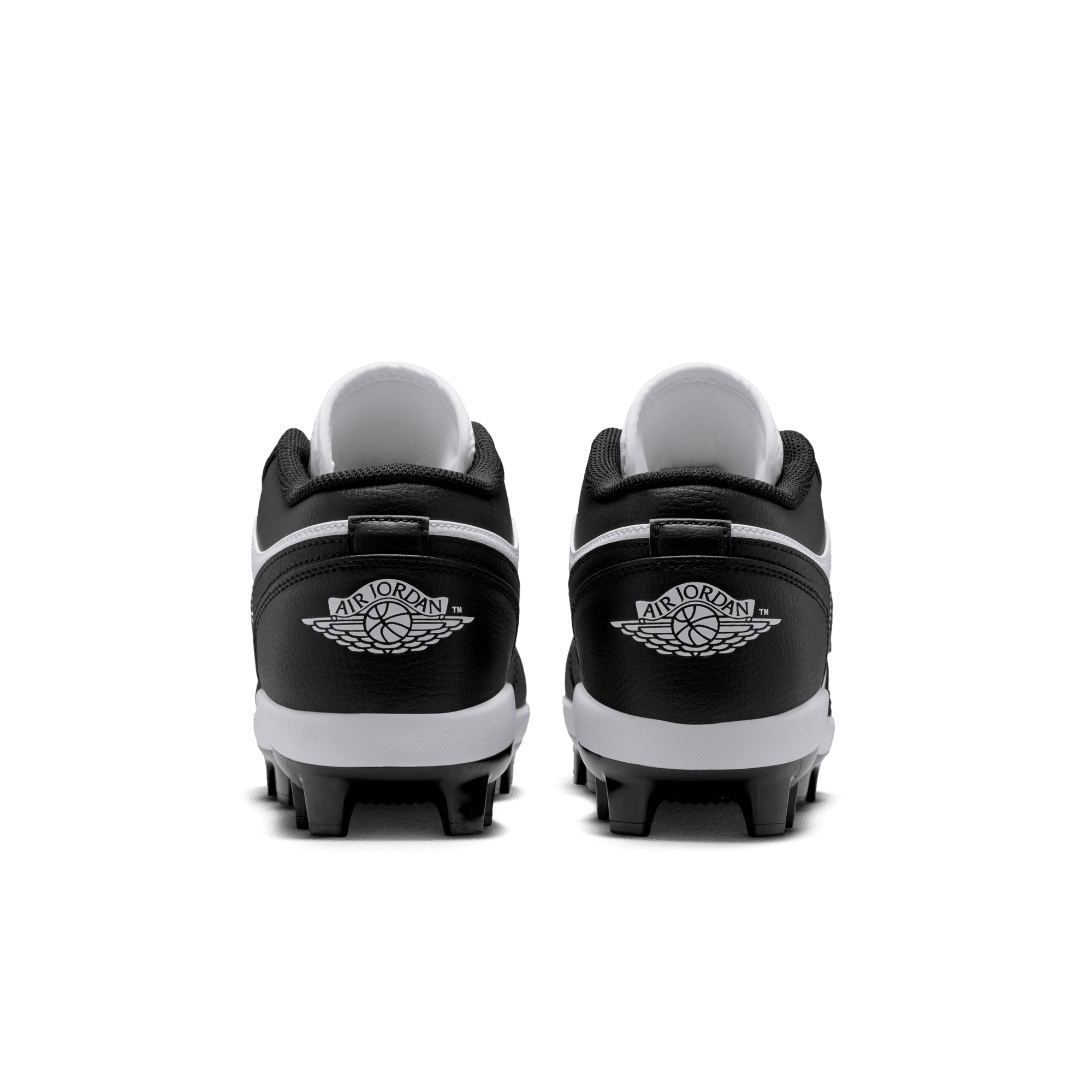 Jordan 1 Retro MCS Low "White/Black" Men's Baseball Cleat - WHITE/BLACK Thumbnail View 7