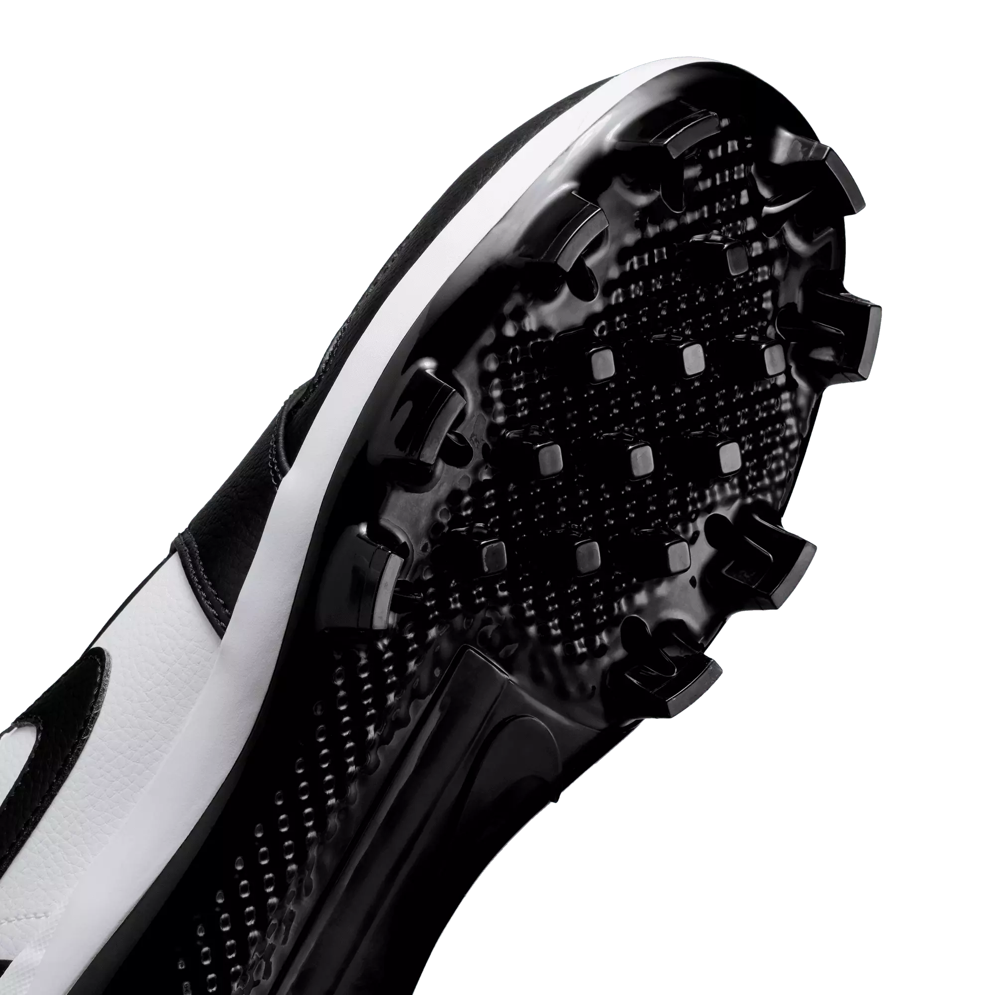 Jordan 1 Retro MCS Low "White/Black" Men's Baseball Cleat - WHITE/BLACK