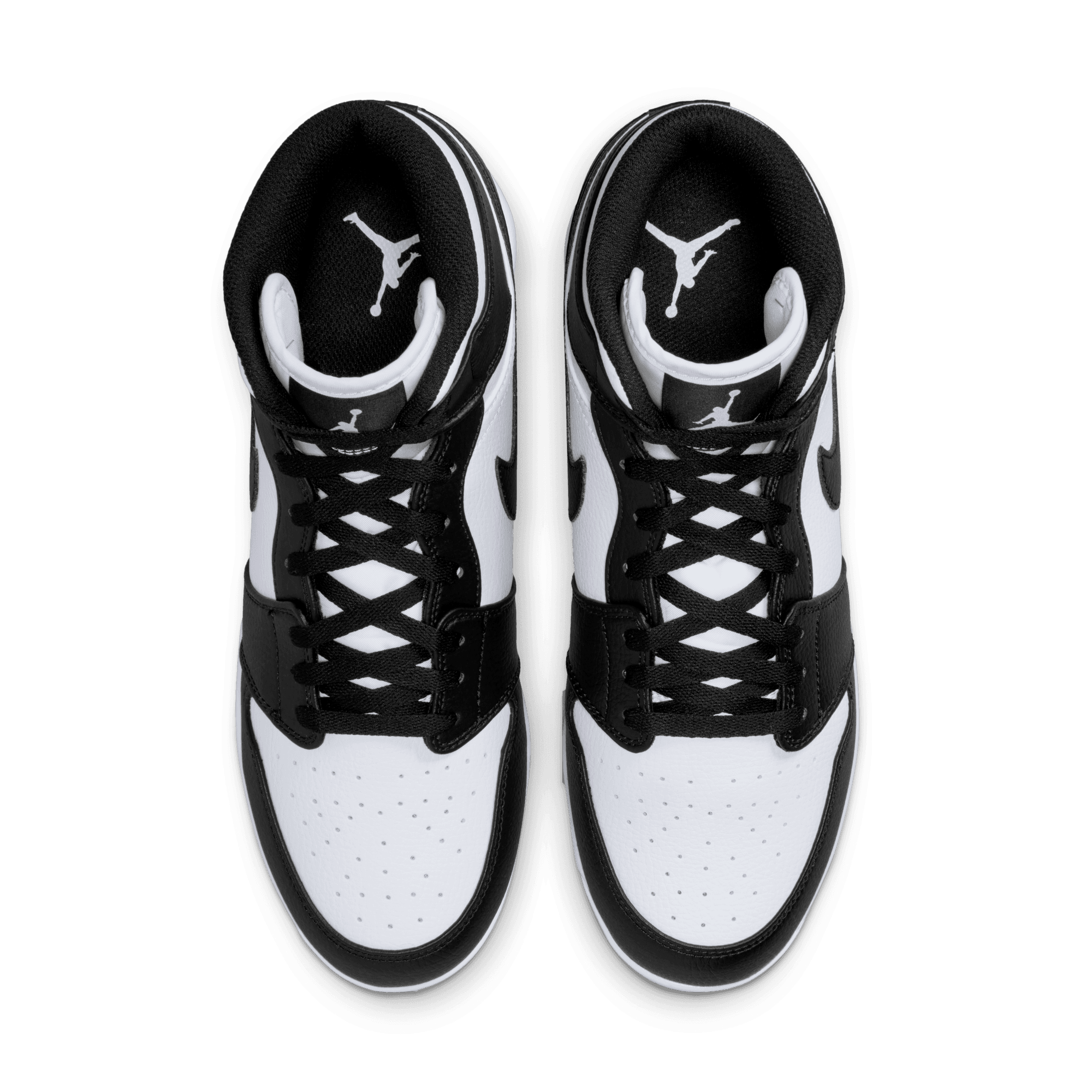 Jordan 1 Retro MCS "White/Black" Men's Baseball Cleat - WHITE/BLACK Thumbnail View 6