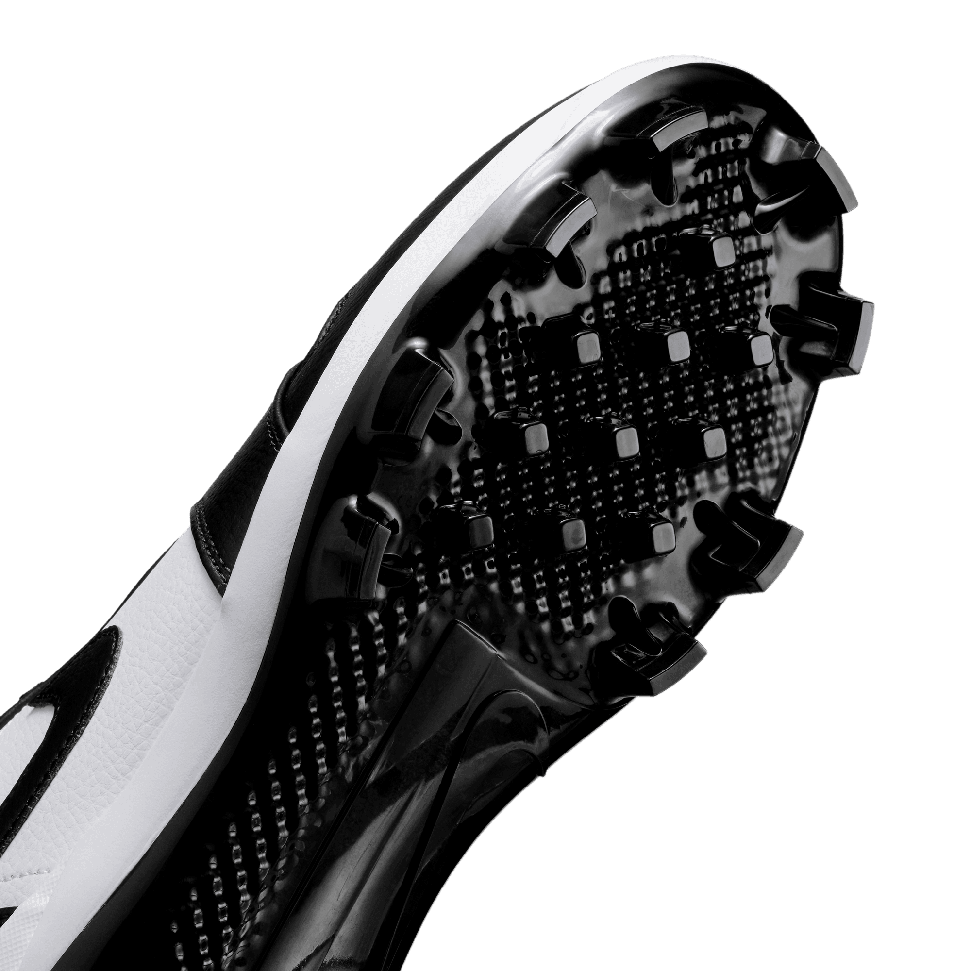 Jordan 1 Retro MCS "White/Black" Men's Baseball Cleat - WHITE/BLACK Thumbnail View 9