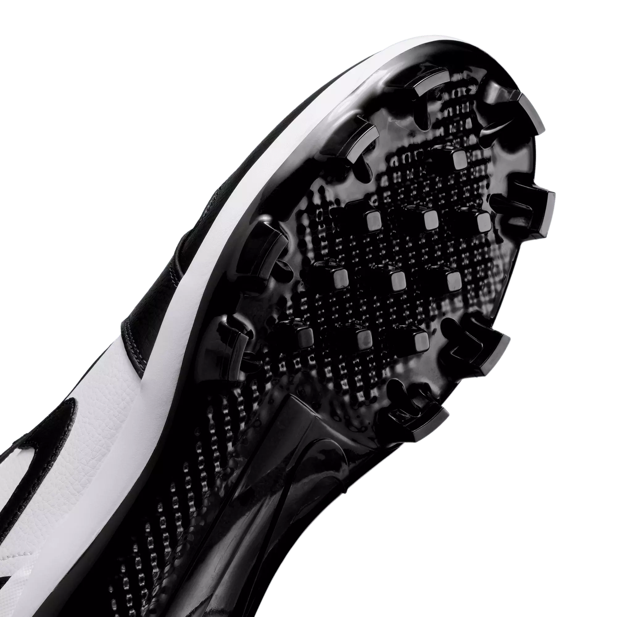 Jordan 1 Retro MCS "White/Black" Men's Baseball Cleat - WHITE/BLACK