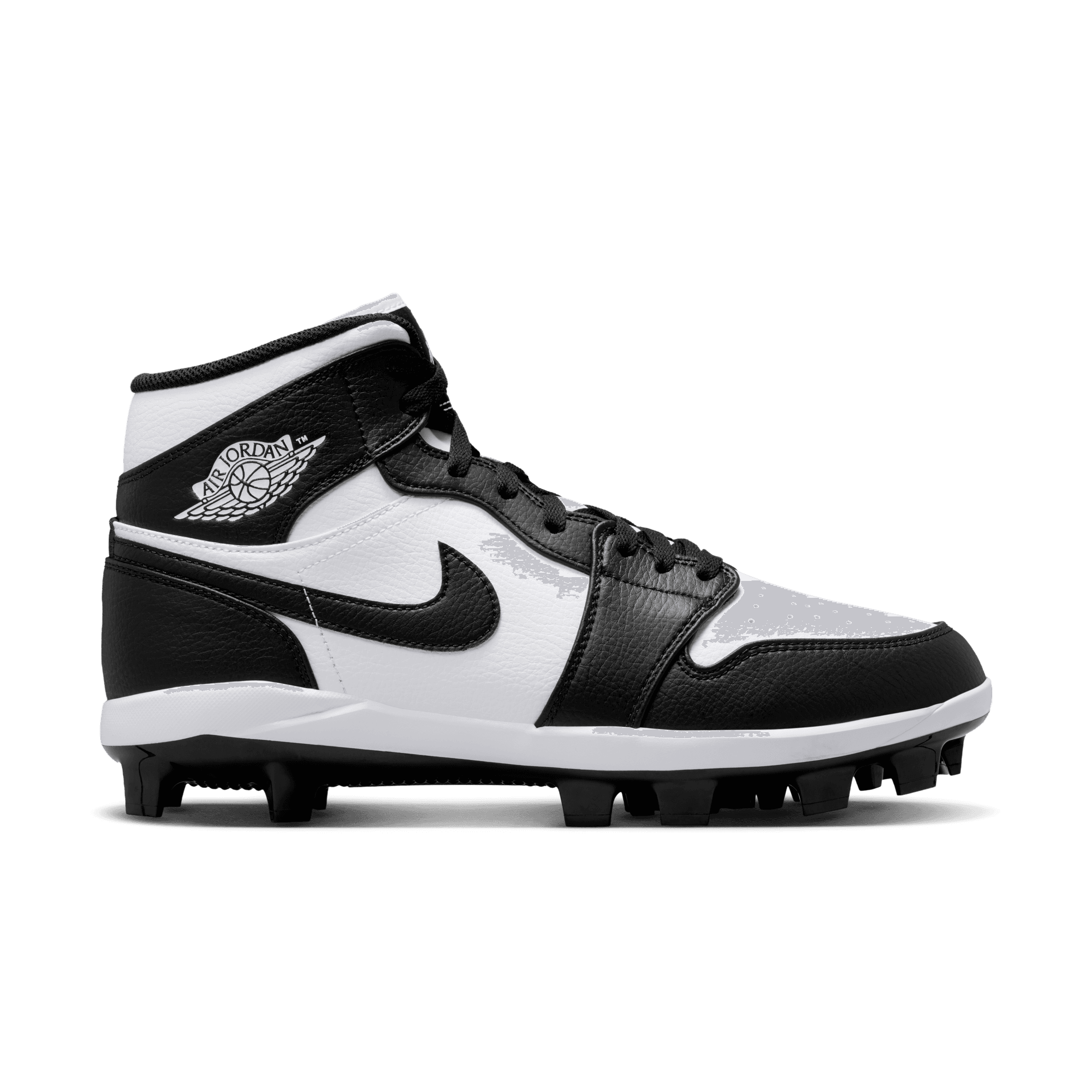 Jordan 1 Retro MCS Baseball Cleat White/Black | Hibbett display picture 1