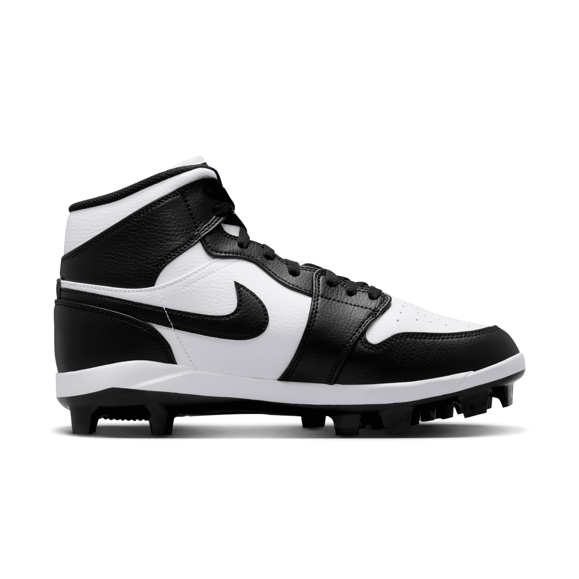 Jordan 1 Retro MCS "White/Black" Men's Baseball Cleat - WHITE/BLACK Thumbnail View 2