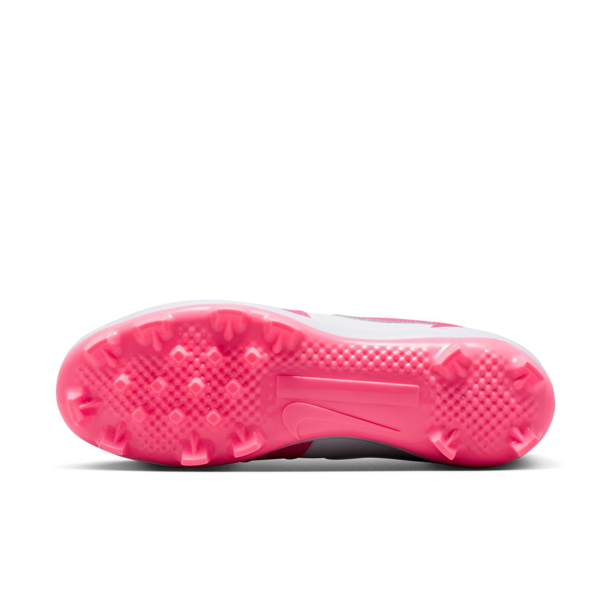 Jordan 1 Retro MCS Low "White/Digital Pink" Men's Baseball Cleat - WHITE/PINK Thumbnail View 11