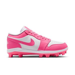 Jordan 1 Retro MCS Low "White/Digital Pink" Men's Baseball Cleat