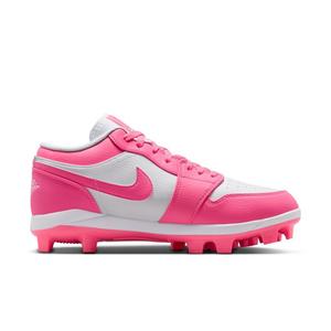 Jordan 1 Retro MCS Low "White/Digital Pink" Men's Baseball Cleat